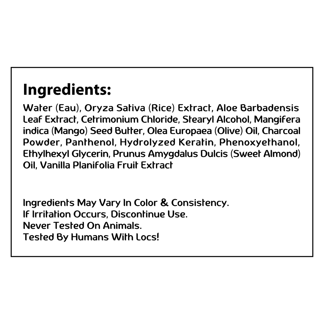 Locs Black Charcoal Conditioner | 8 oz