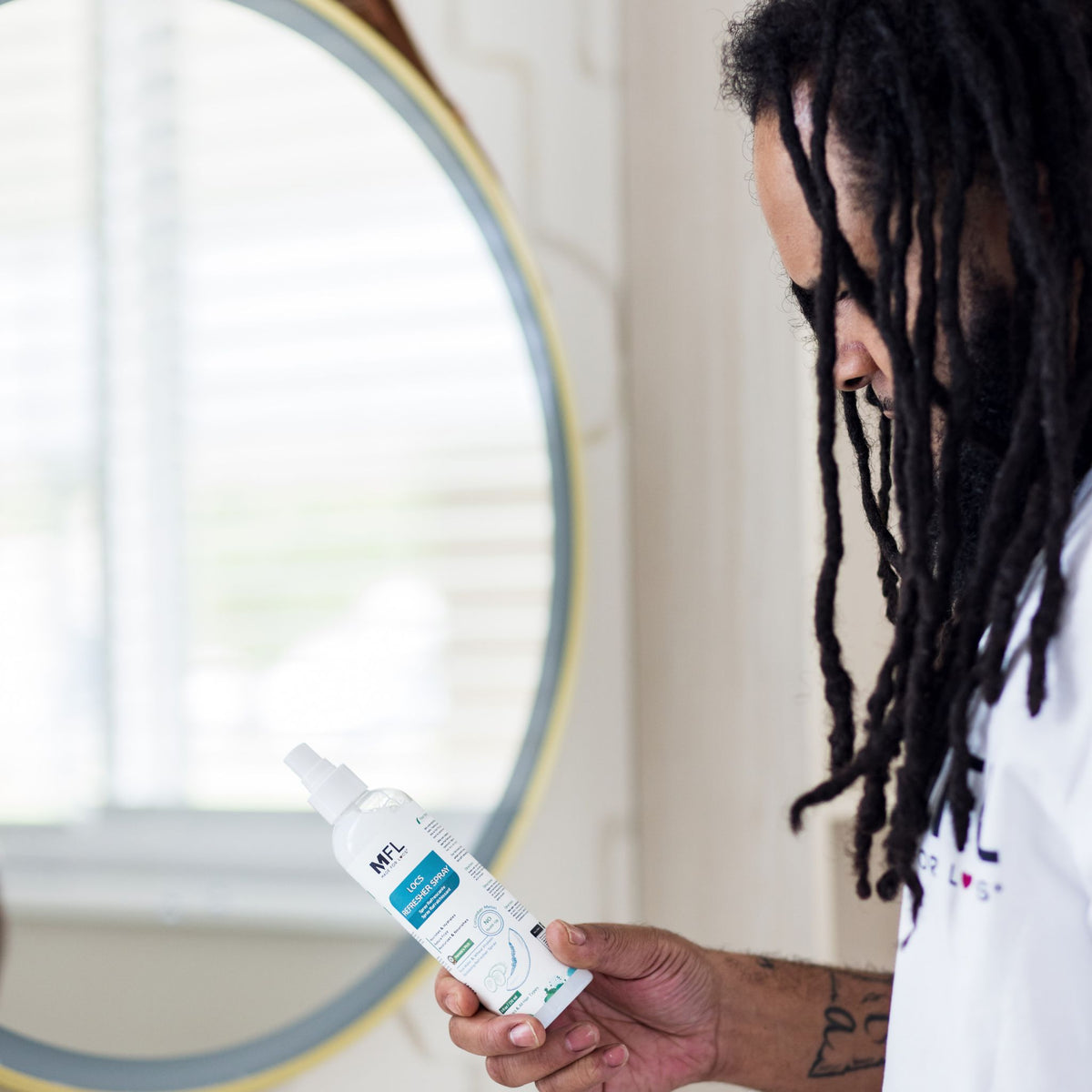 Locs Rose-Water Refresher Spray - Cucumber Melon| 8 oz