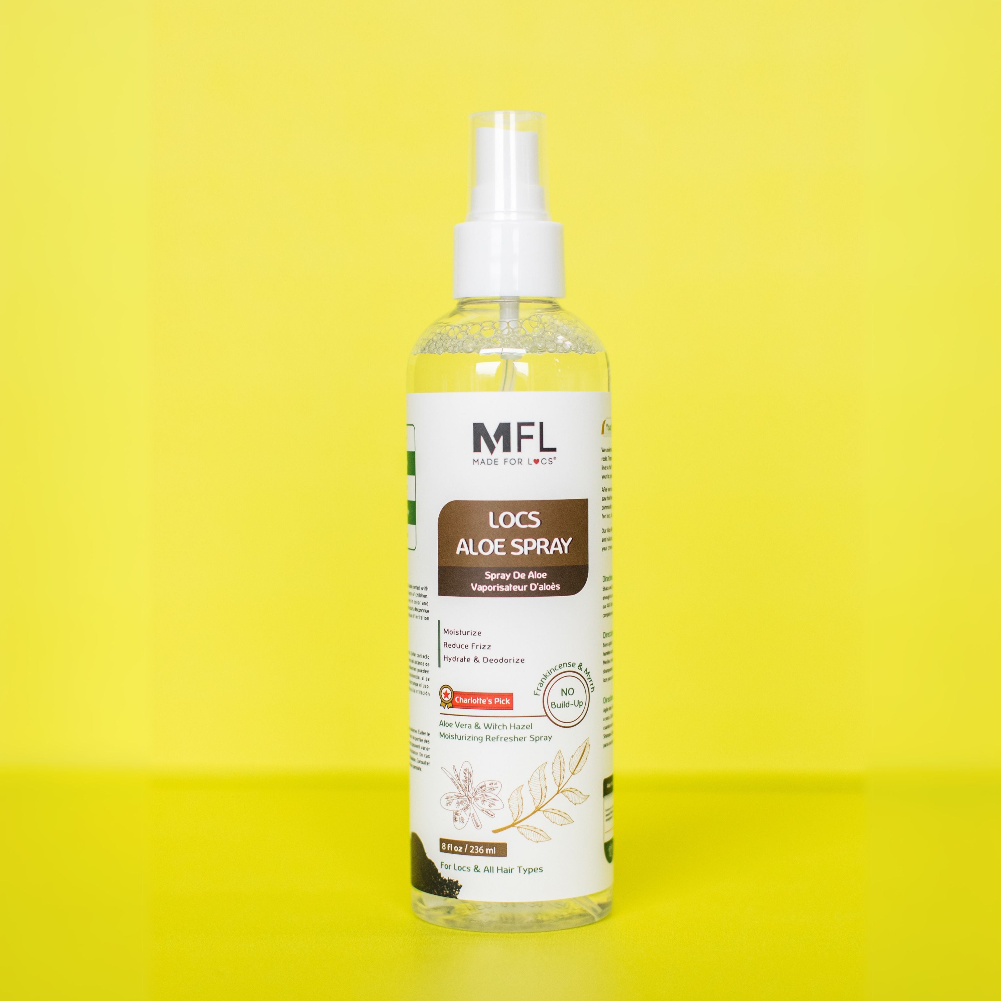 Locs Aloe Refresher Spray - Frankincense & Myrrh (8 oz)