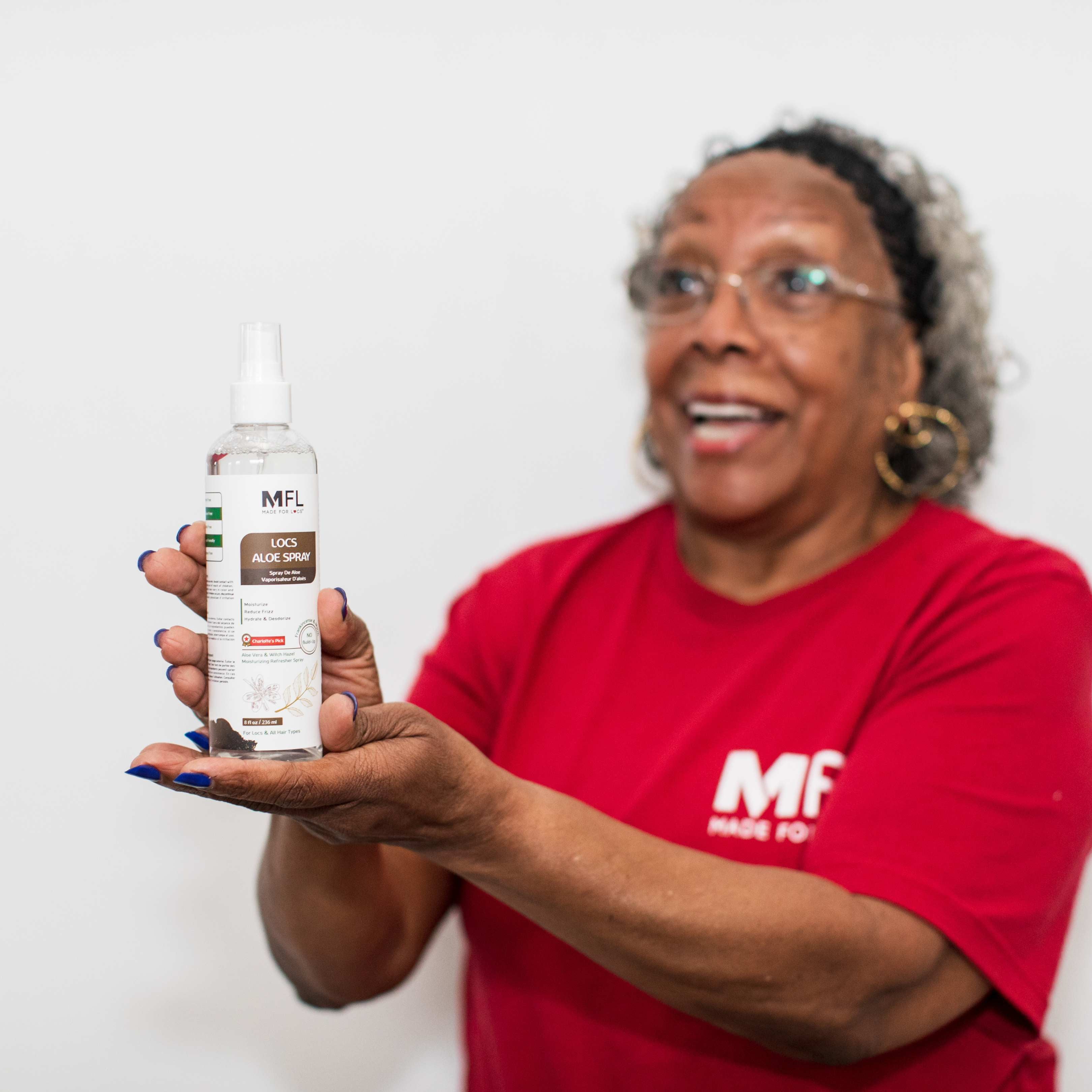Locs Aloe Refresher Spray - Frankincense & Myrrh (8 oz)