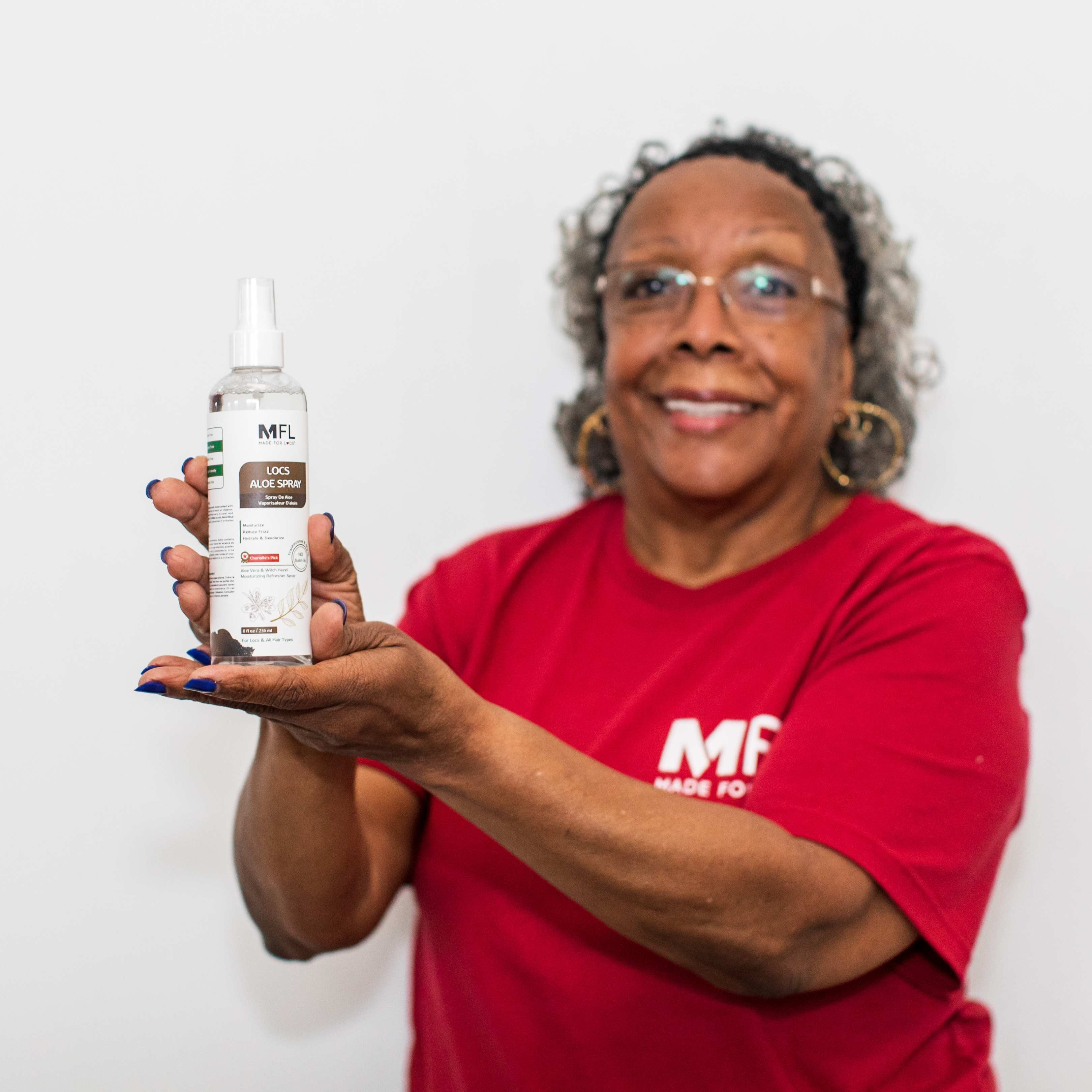 Locs Aloe Refresher Spray - Frankincense & Myrrh (8 oz)
