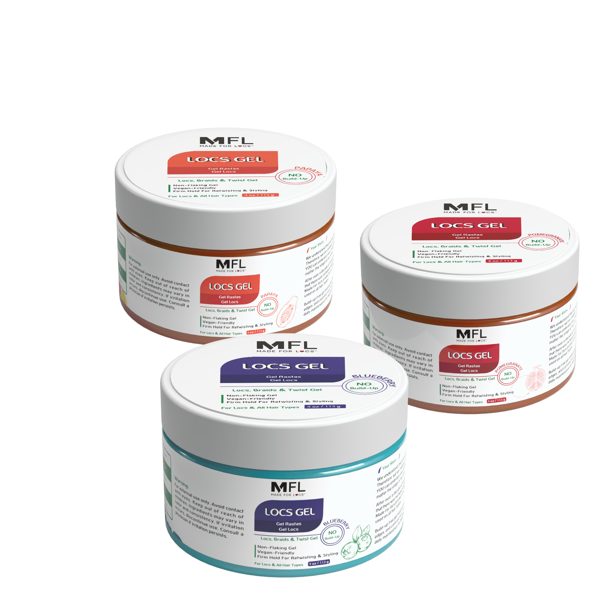 Locs & Braids Vegan Retwisting Firm Hold Gel