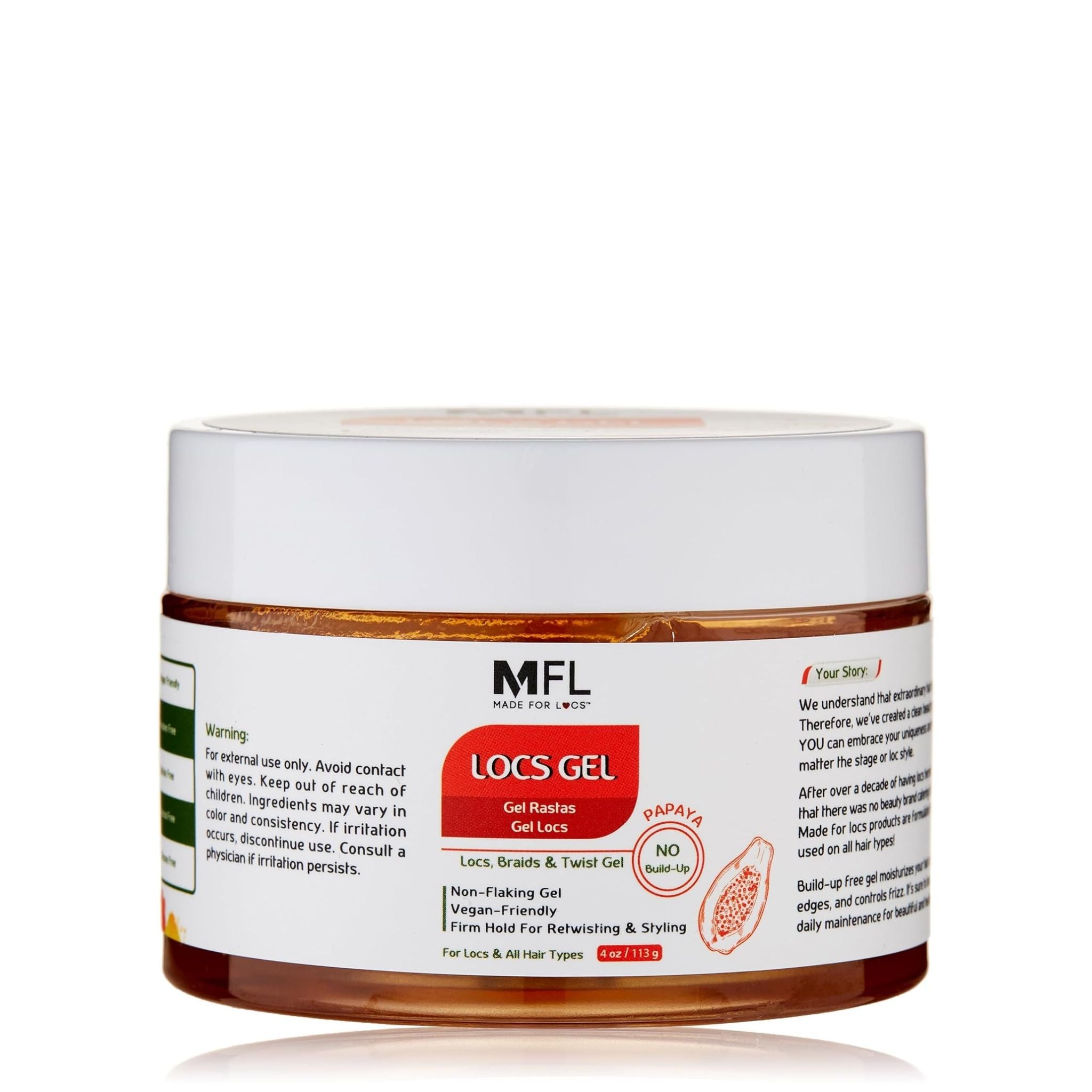 Locs & Braids Vegan Retwisting Firm Hold Gel