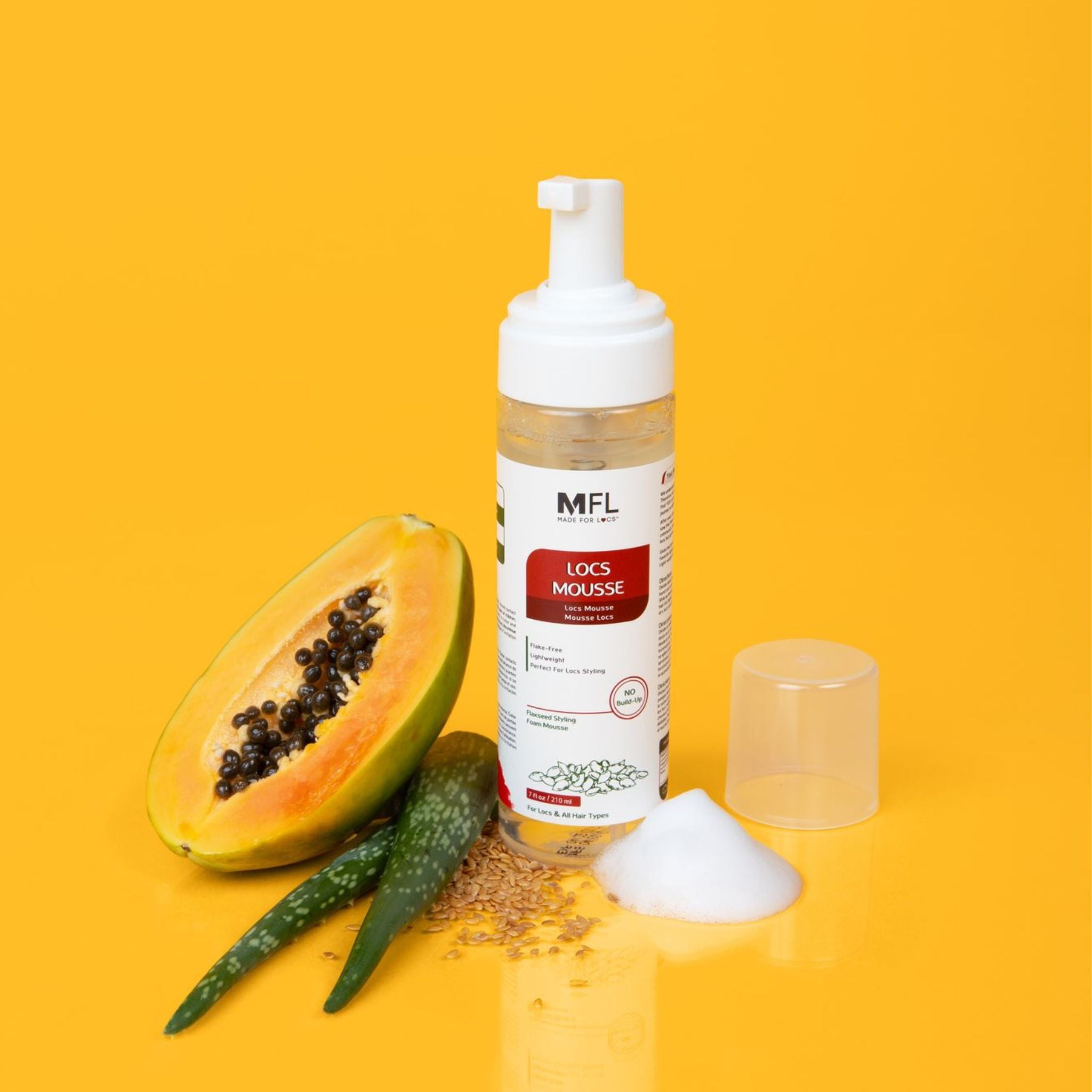 Locs Styling Flaxseed Mousse