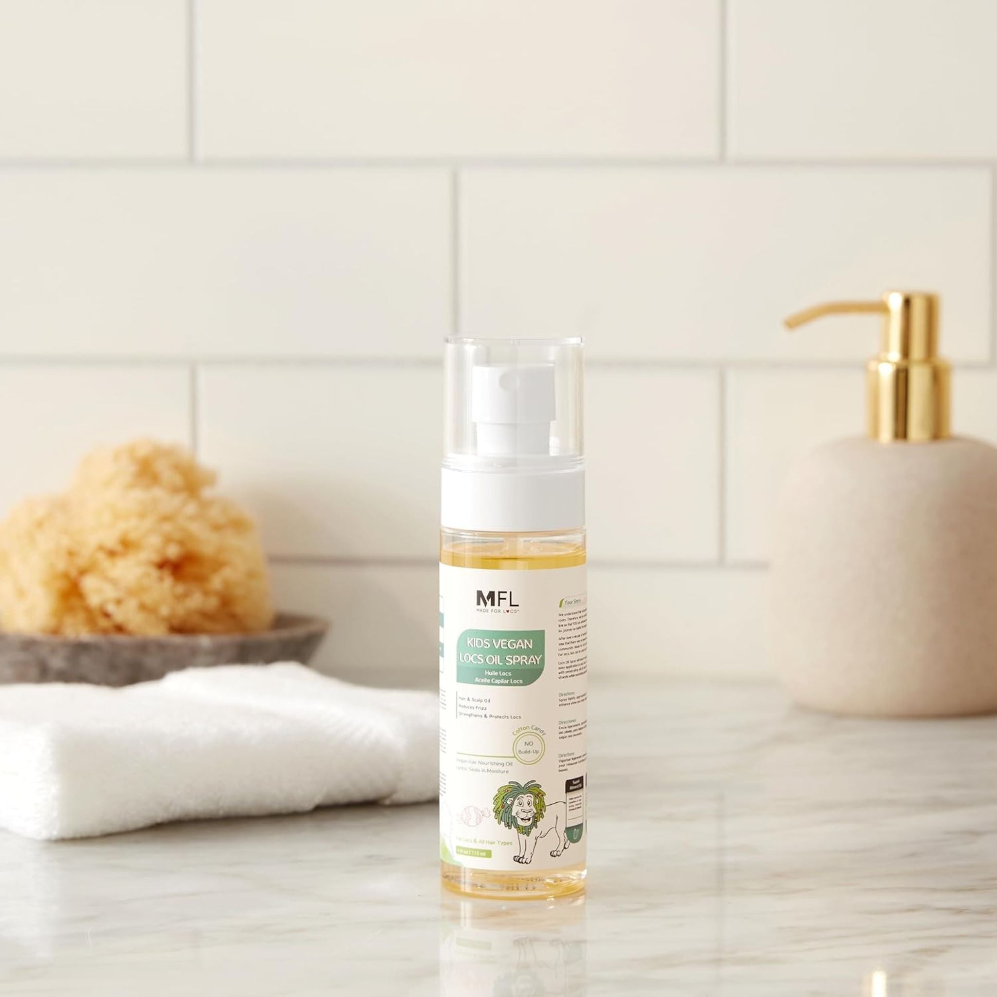 Kids Vegan Locs Aloe Refresher& Oil Spray Bundle