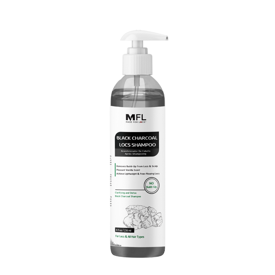 Locs Black Charcoal Shampoo & Conditioner Bundle| 8 oz