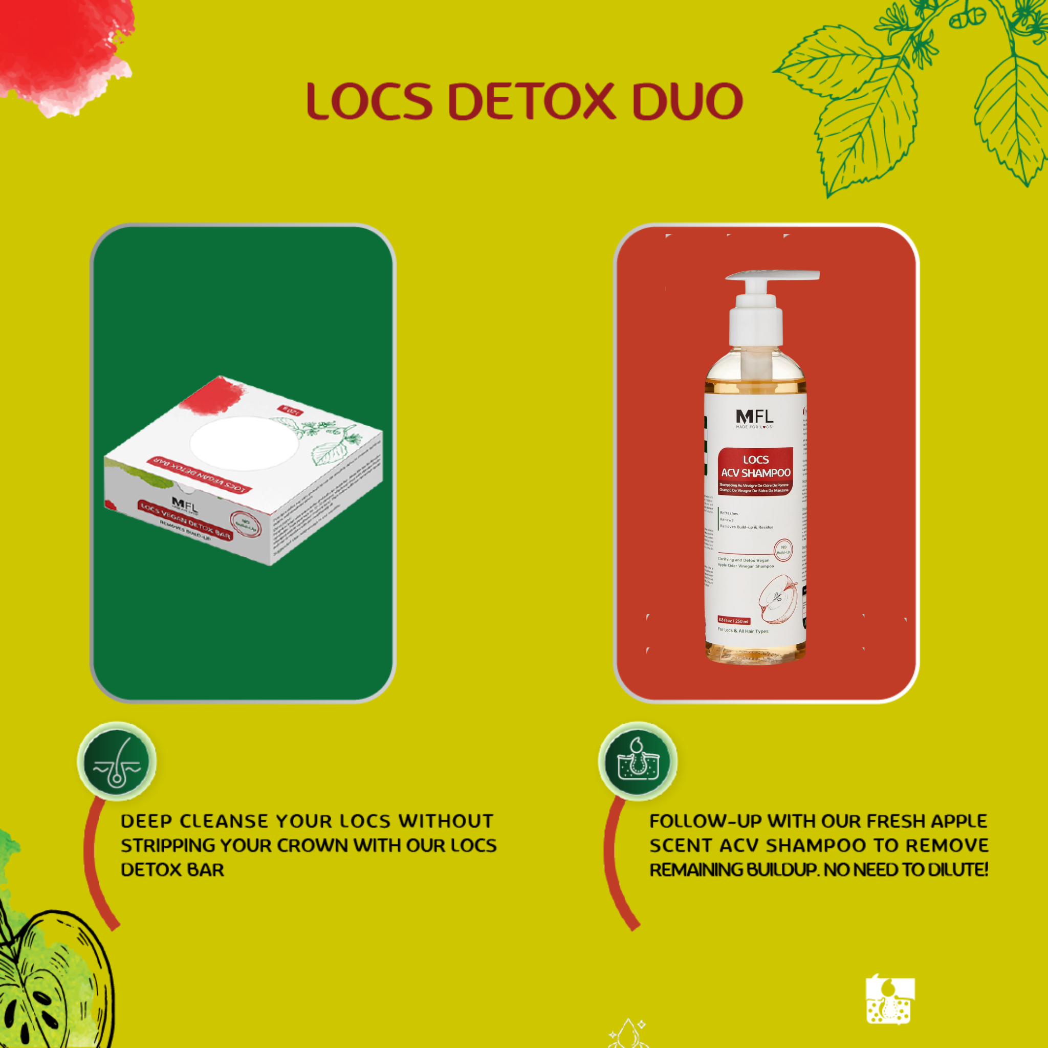 Locs Detox Bar & Shampoo Bundle