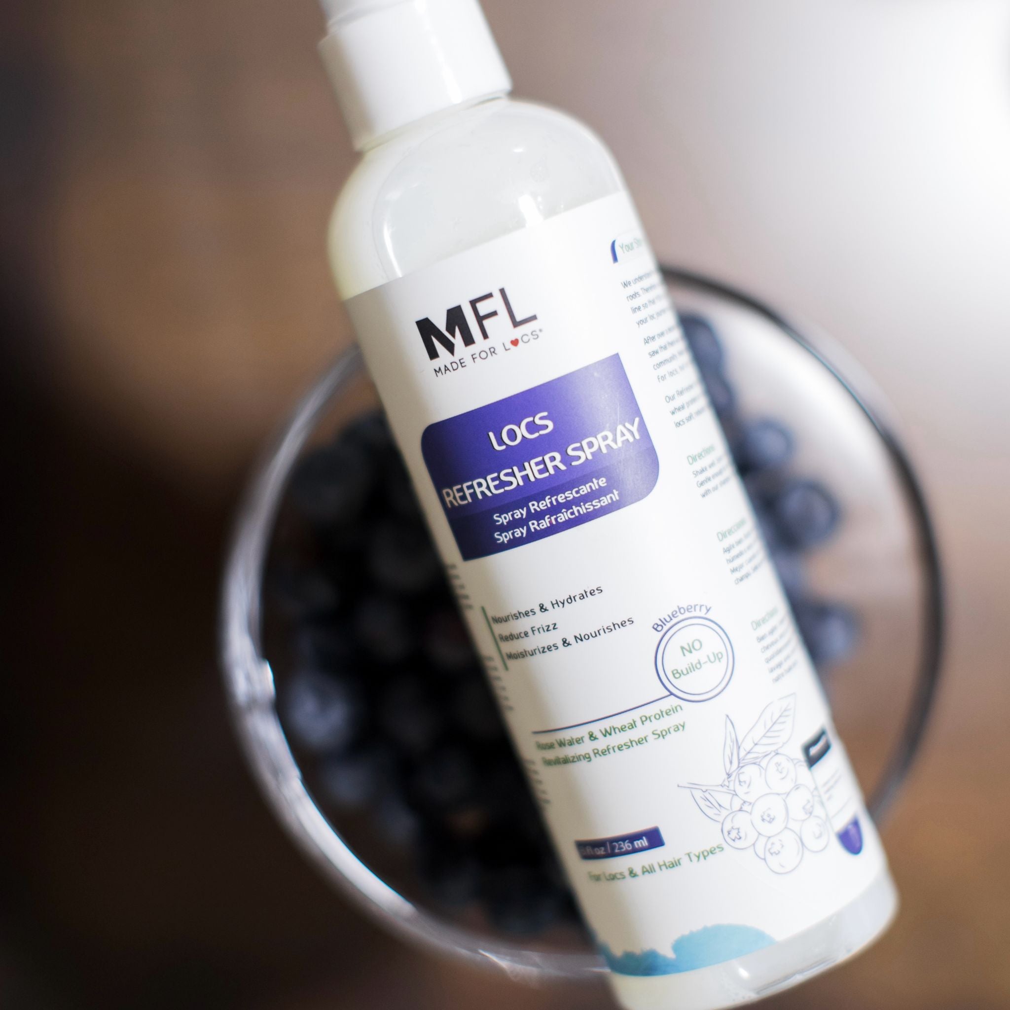 Locs Rose-Water Refresher Spray - Blueberry (Limited Edition)