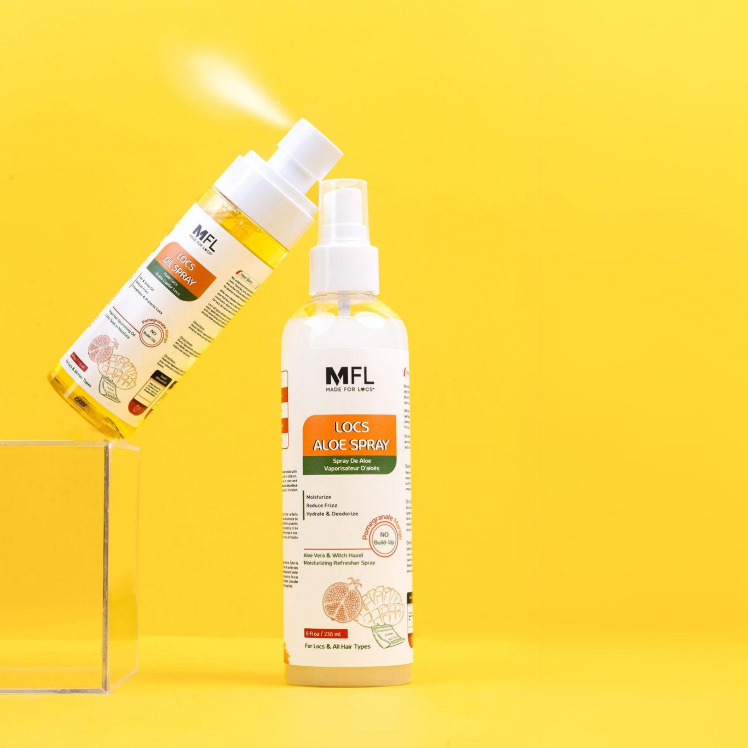Pomegranate Mango Refresher Spray & Oil Spray Bundle