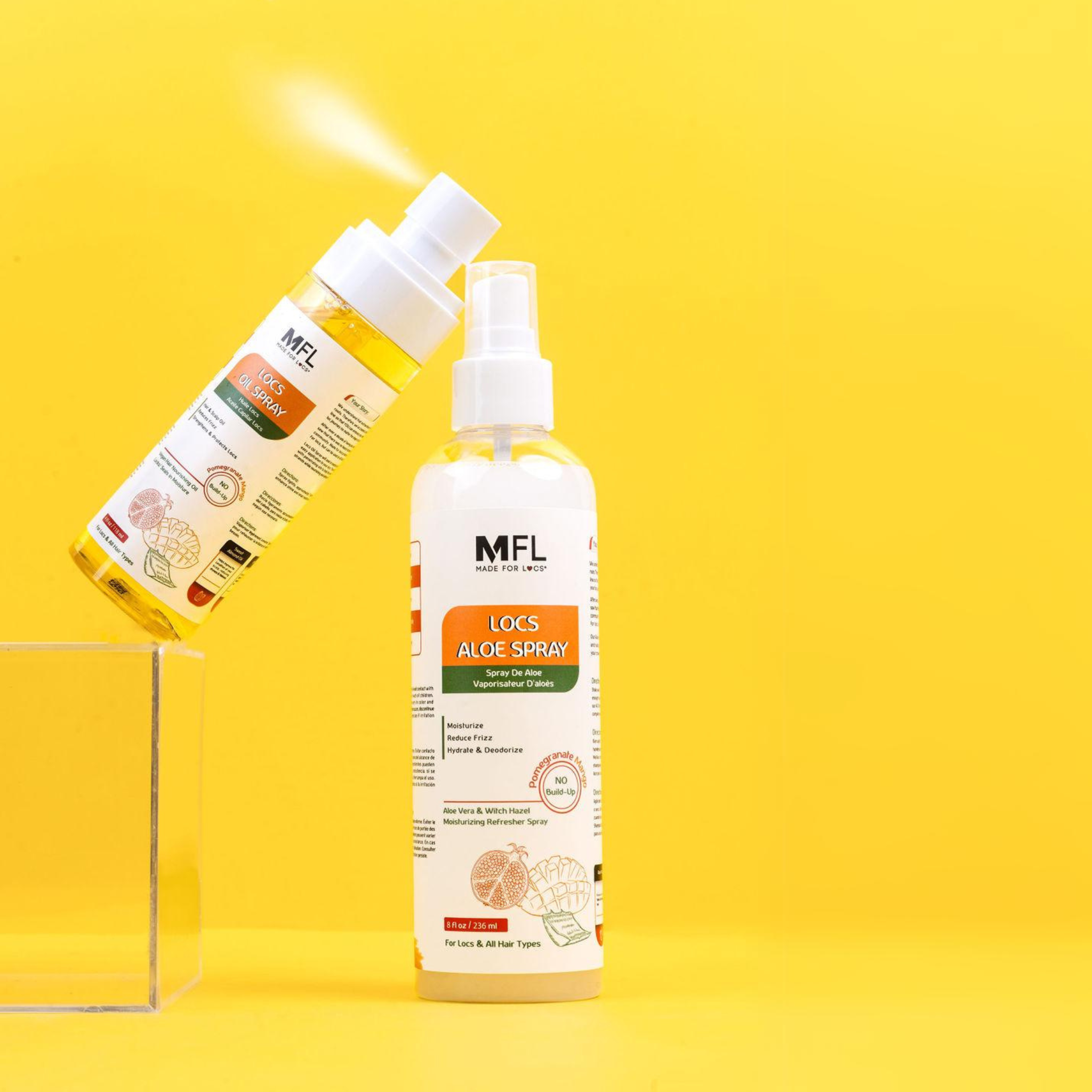 Pomegranate Mango Refresher Spray & Oil Spray Bundle