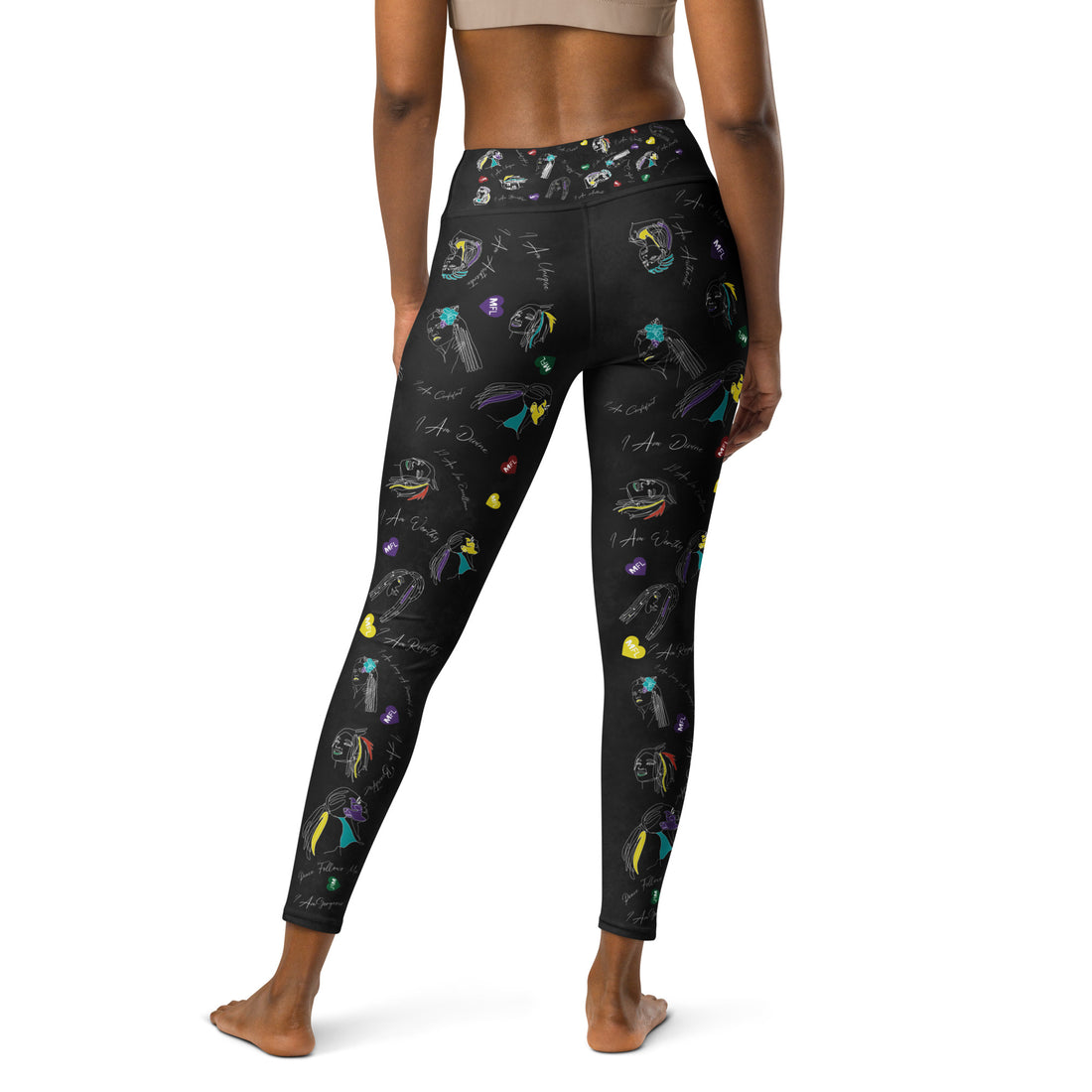 MFL Locs Affirmation Yoga Leggings