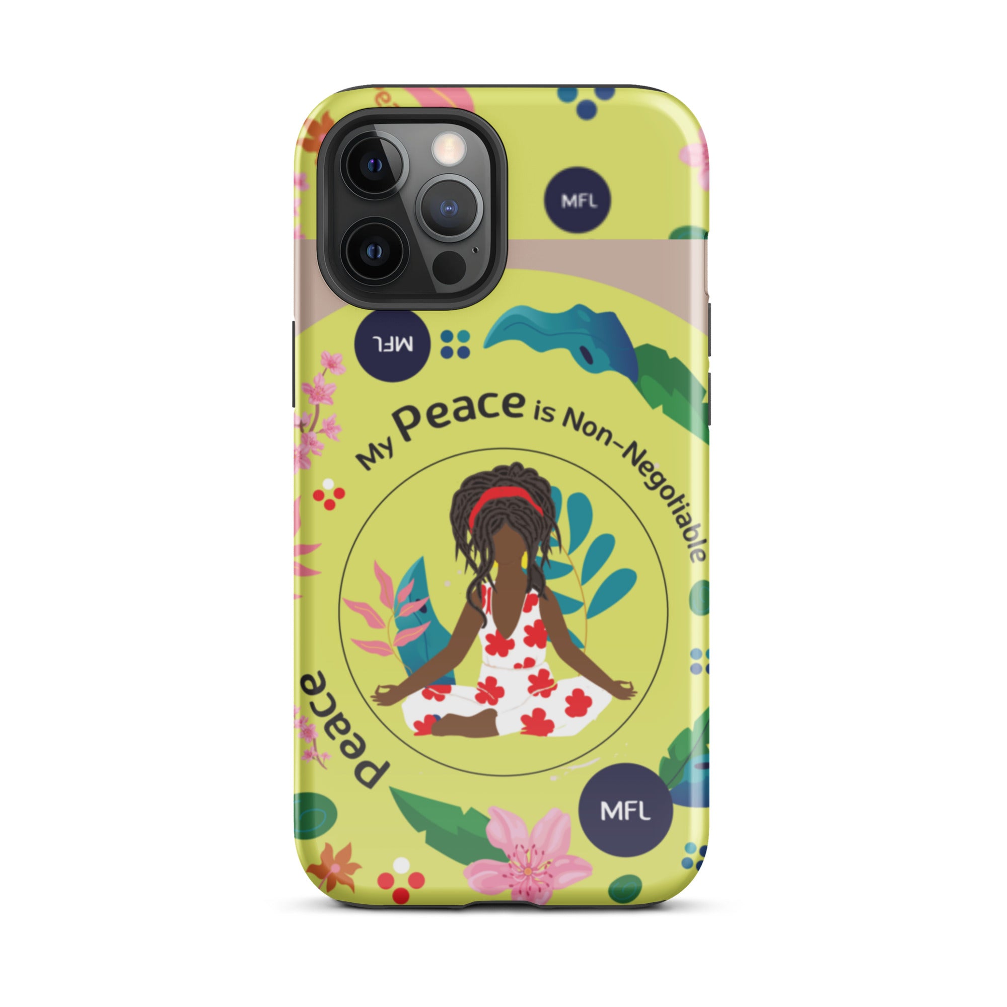 My Peace Is Non-Negotiable Tough Case for iPhone®
