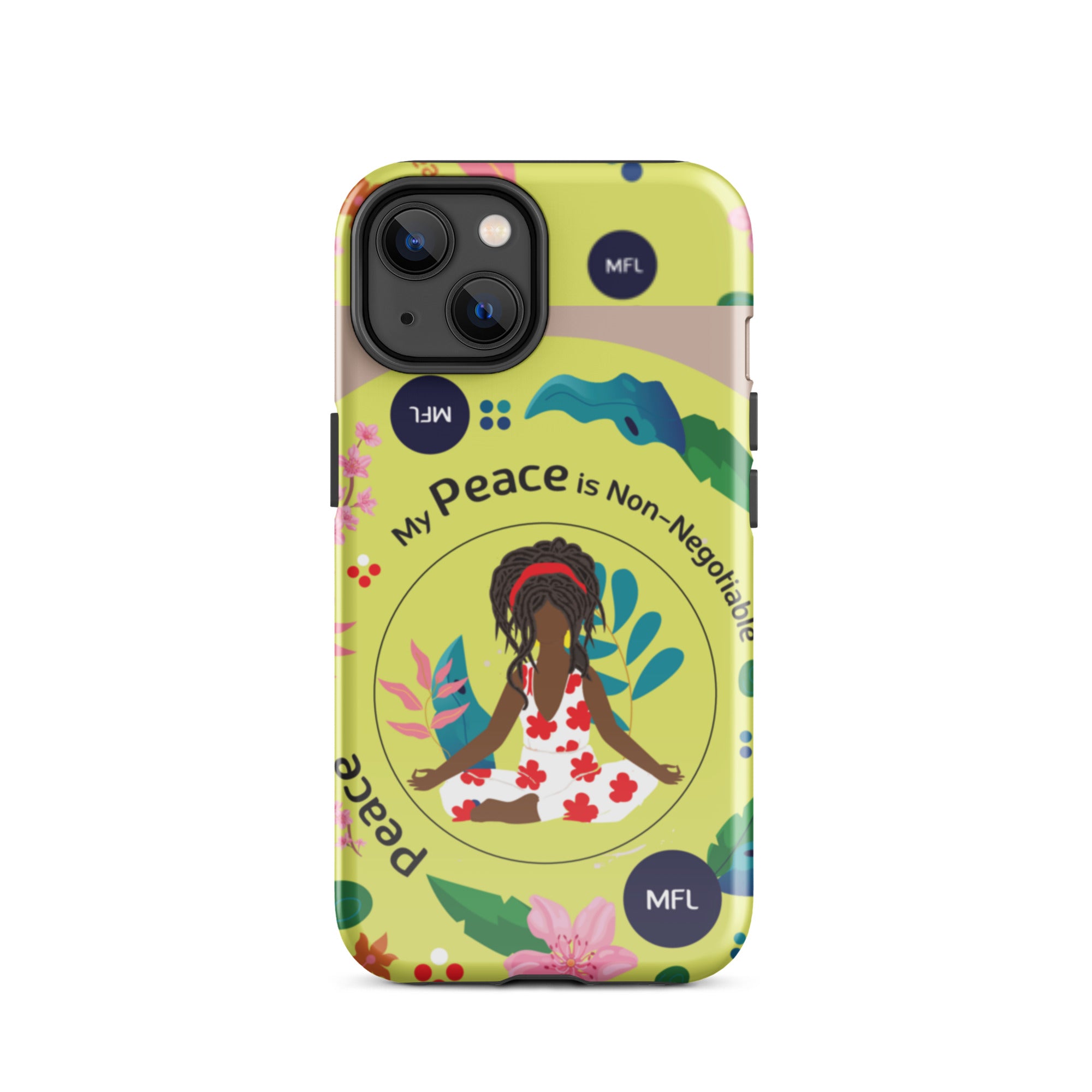 My Peace Is Non-Negotiable Tough Case for iPhone®