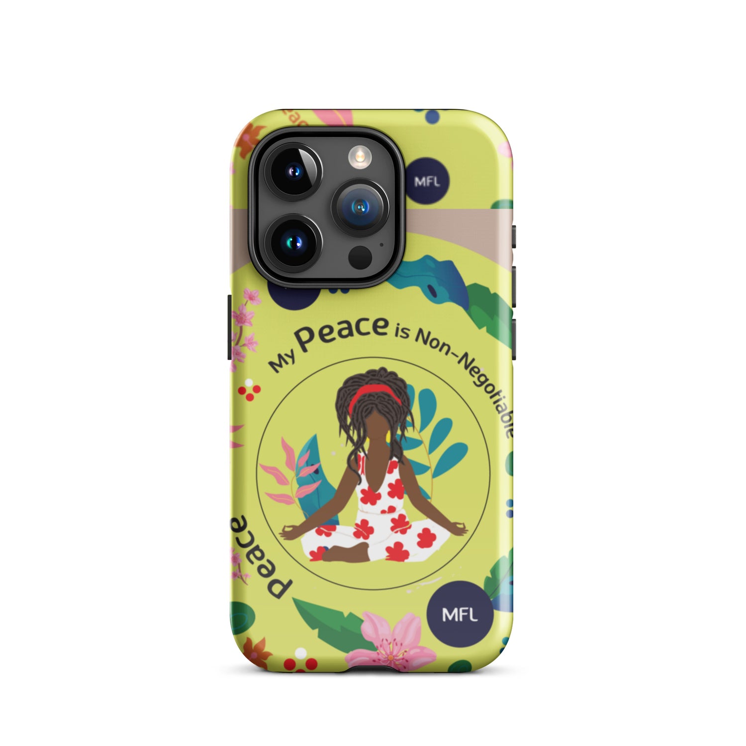 My Peace Is Non-Negotiable Tough Case for iPhone®