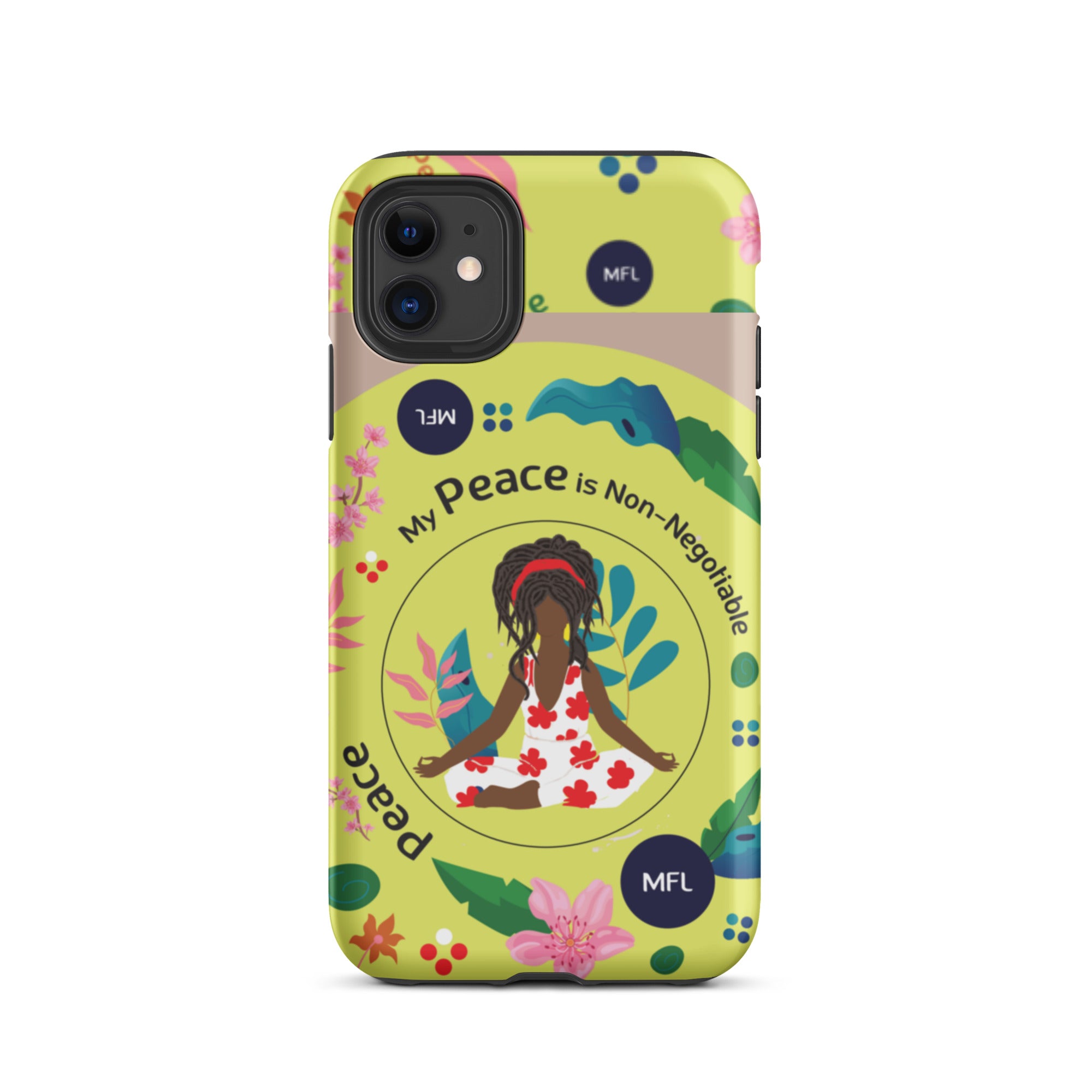My Peace Is Non-Negotiable Tough Case for iPhone®