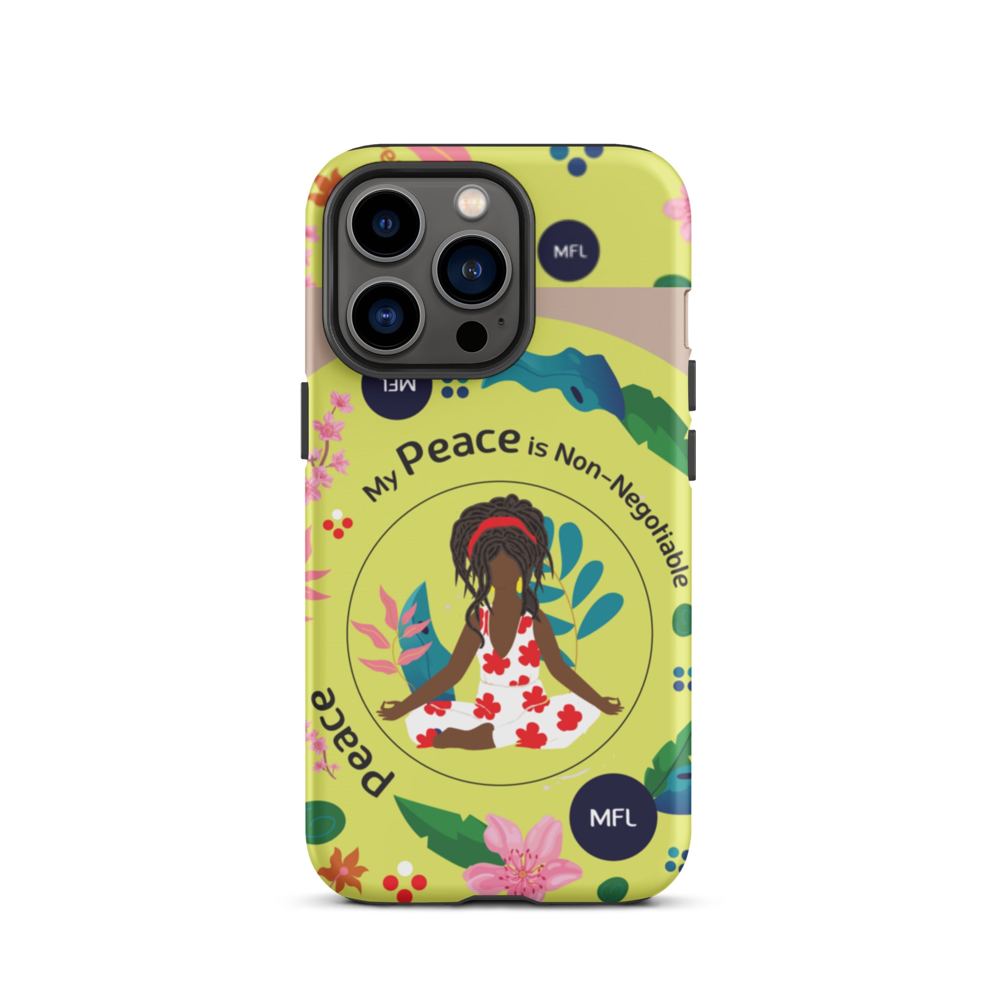 My Peace Is Non-Negotiable Tough Case for iPhone®