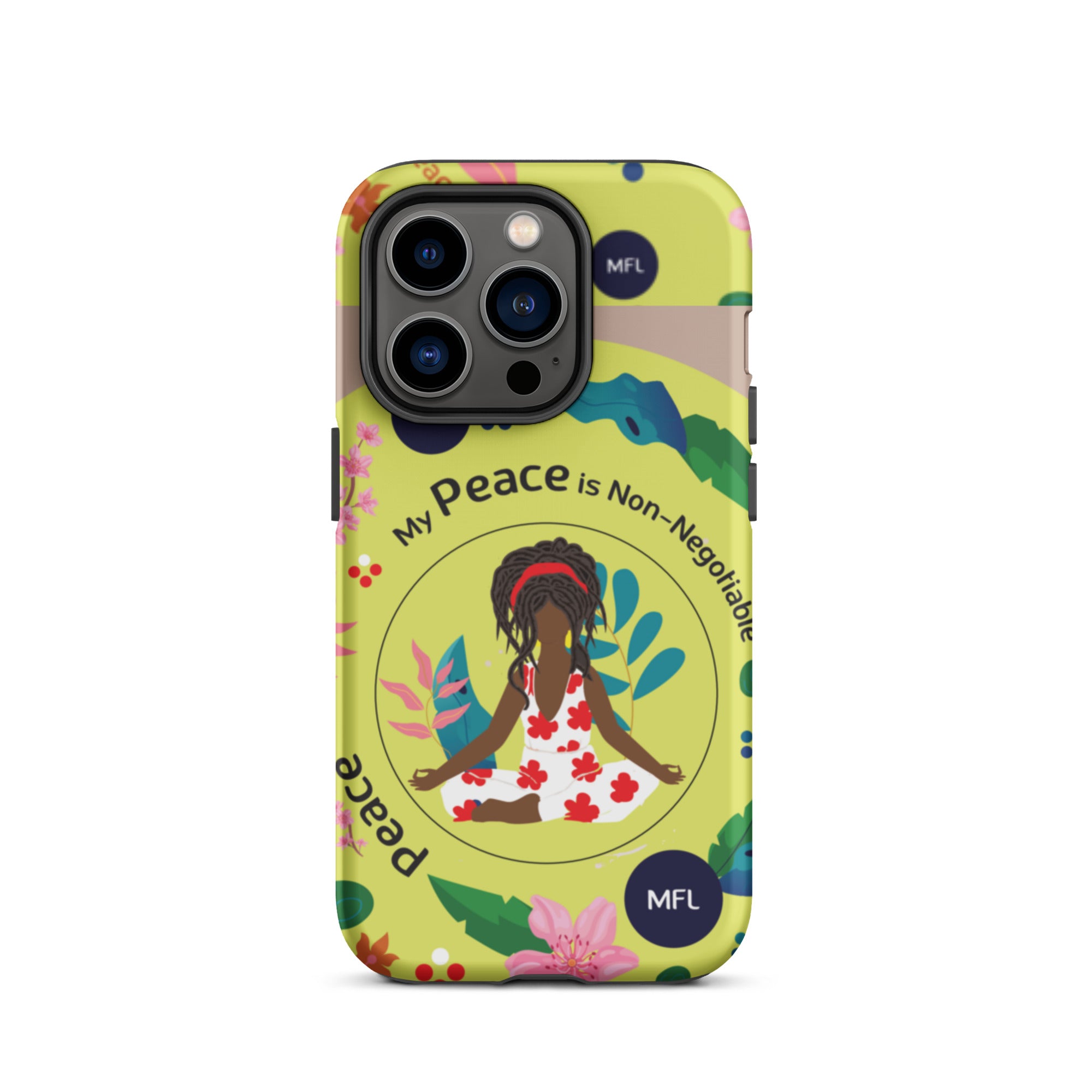 My Peace Is Non-Negotiable Tough Case for iPhone®
