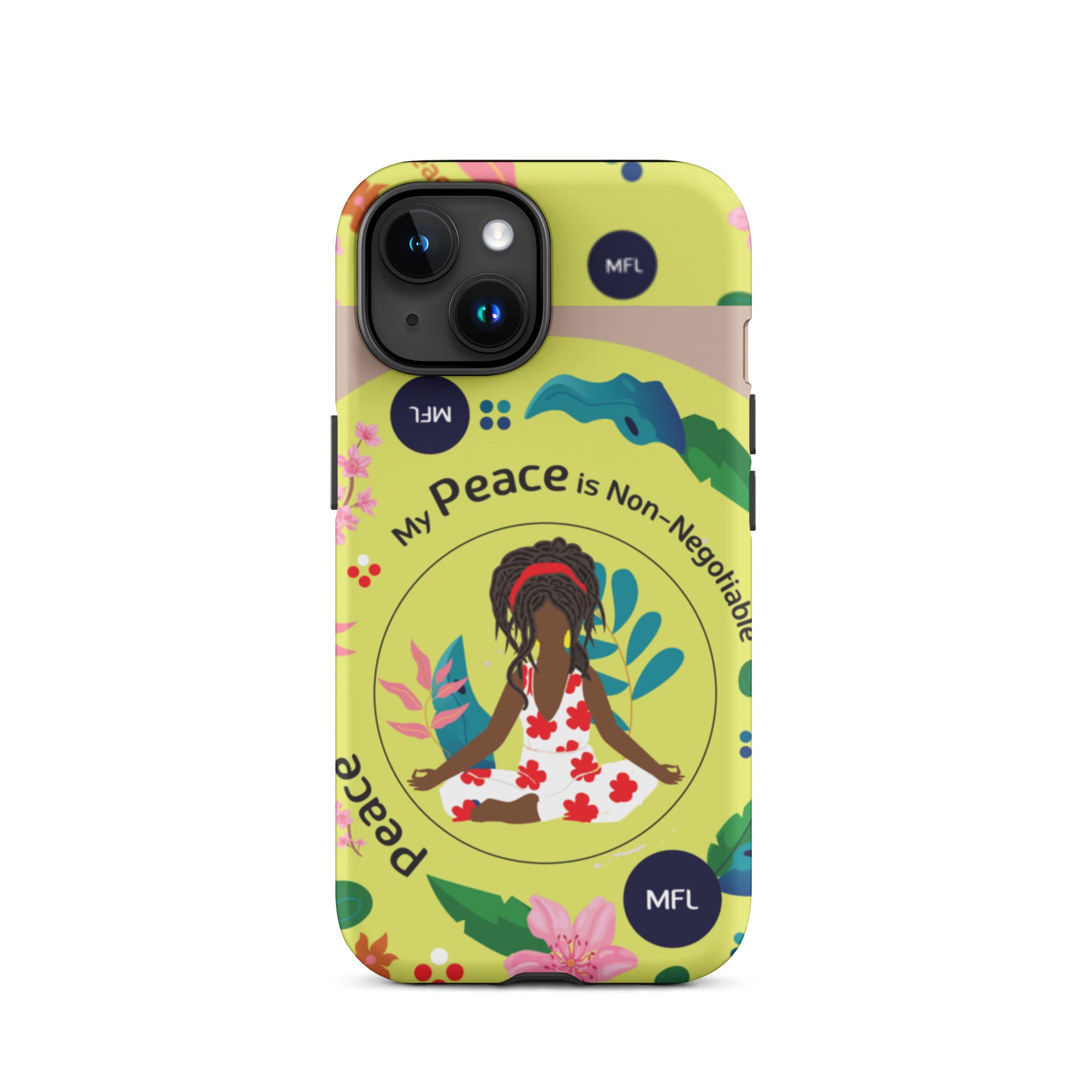 My Peace Is Non-Negotiable Tough Case for iPhone®