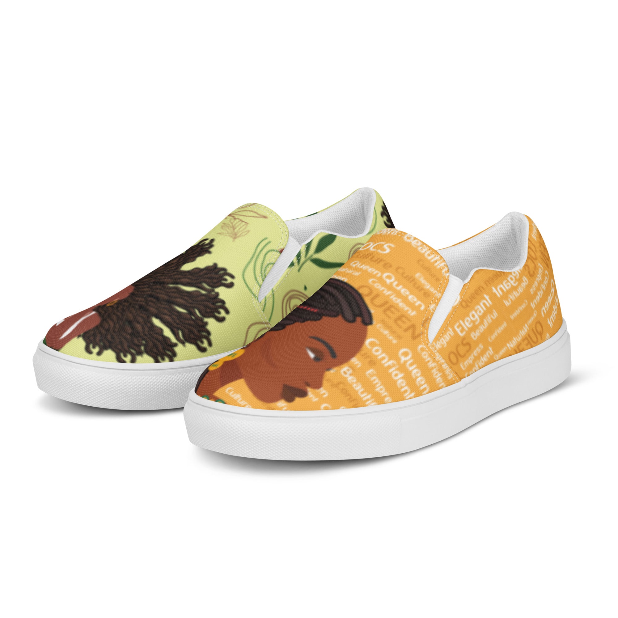 Loc Queen Women’s Slip-On Canvas Shoes (Final Sale)