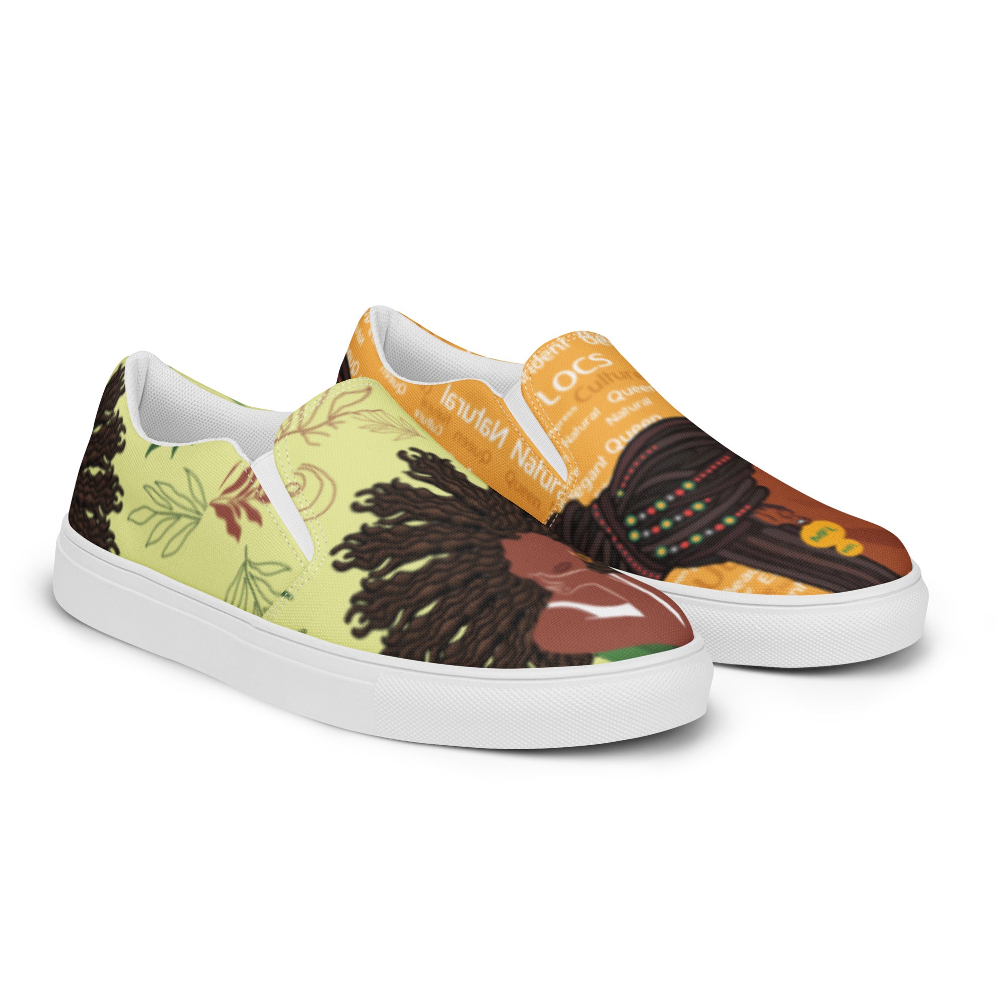Loc Queen Women’s Slip-On Canvas Shoes (Final Sale)