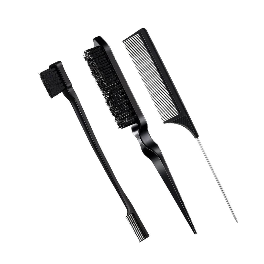 Locs Styling Dual Edge Brush & Comb Set (3 pcs)