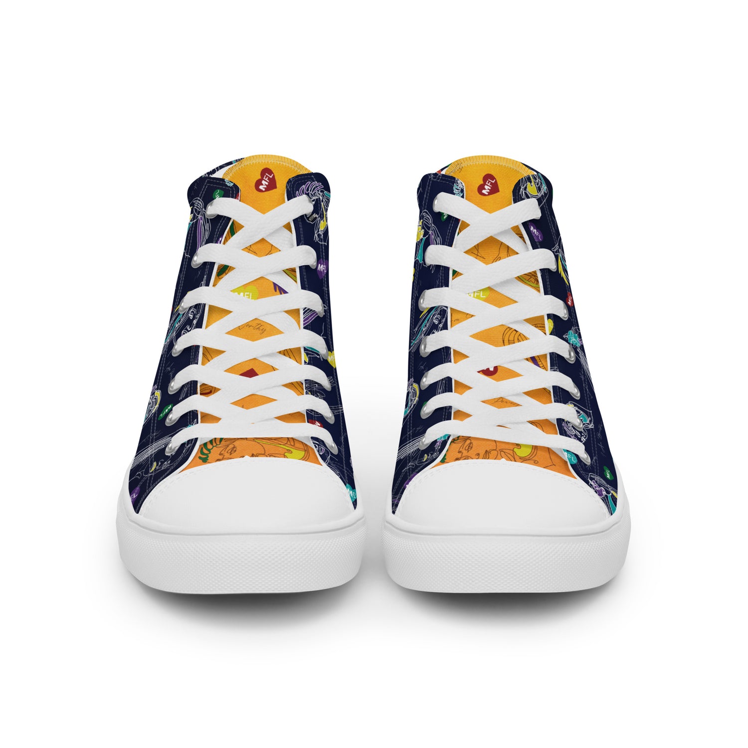 MFL Men’s High Top Canvas Sneakers (Final Sale)