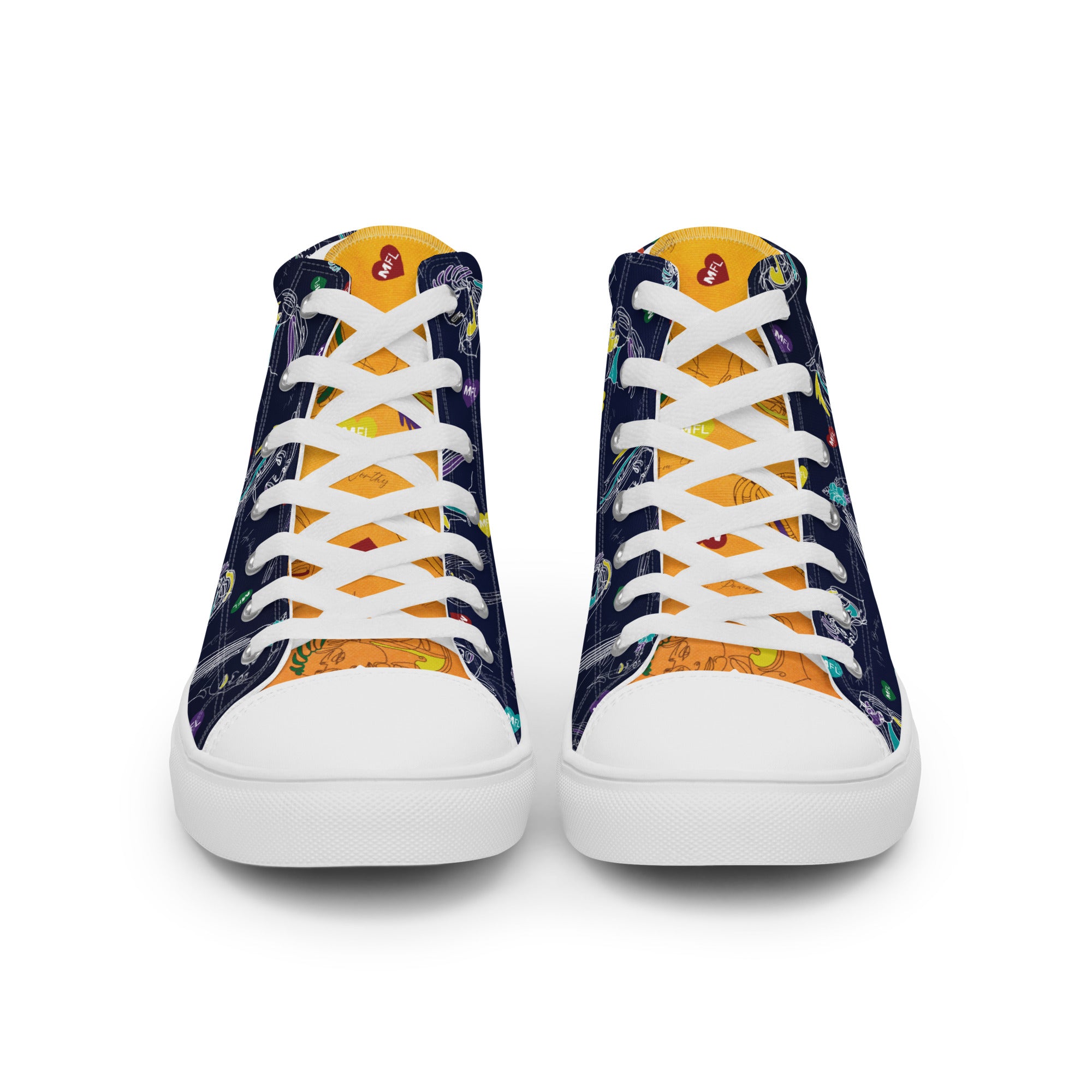 MFL Men’s High Top Canvas Sneakers (Final Sale)