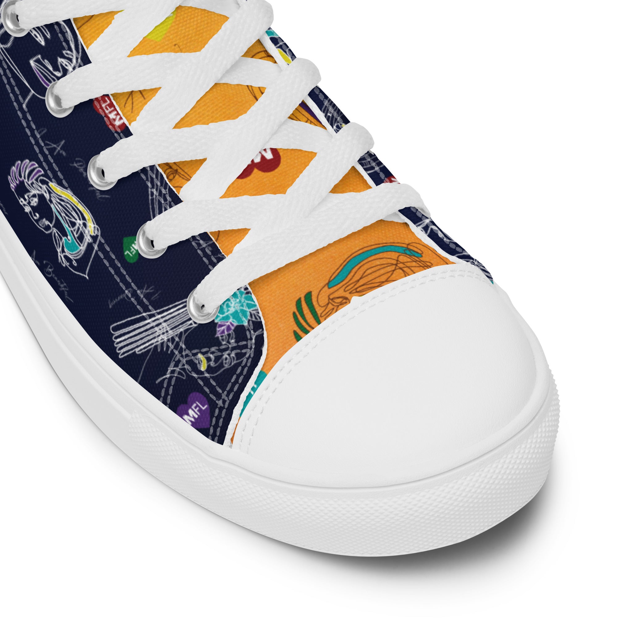 MFL Men’s High Top Canvas Sneakers (Final Sale)