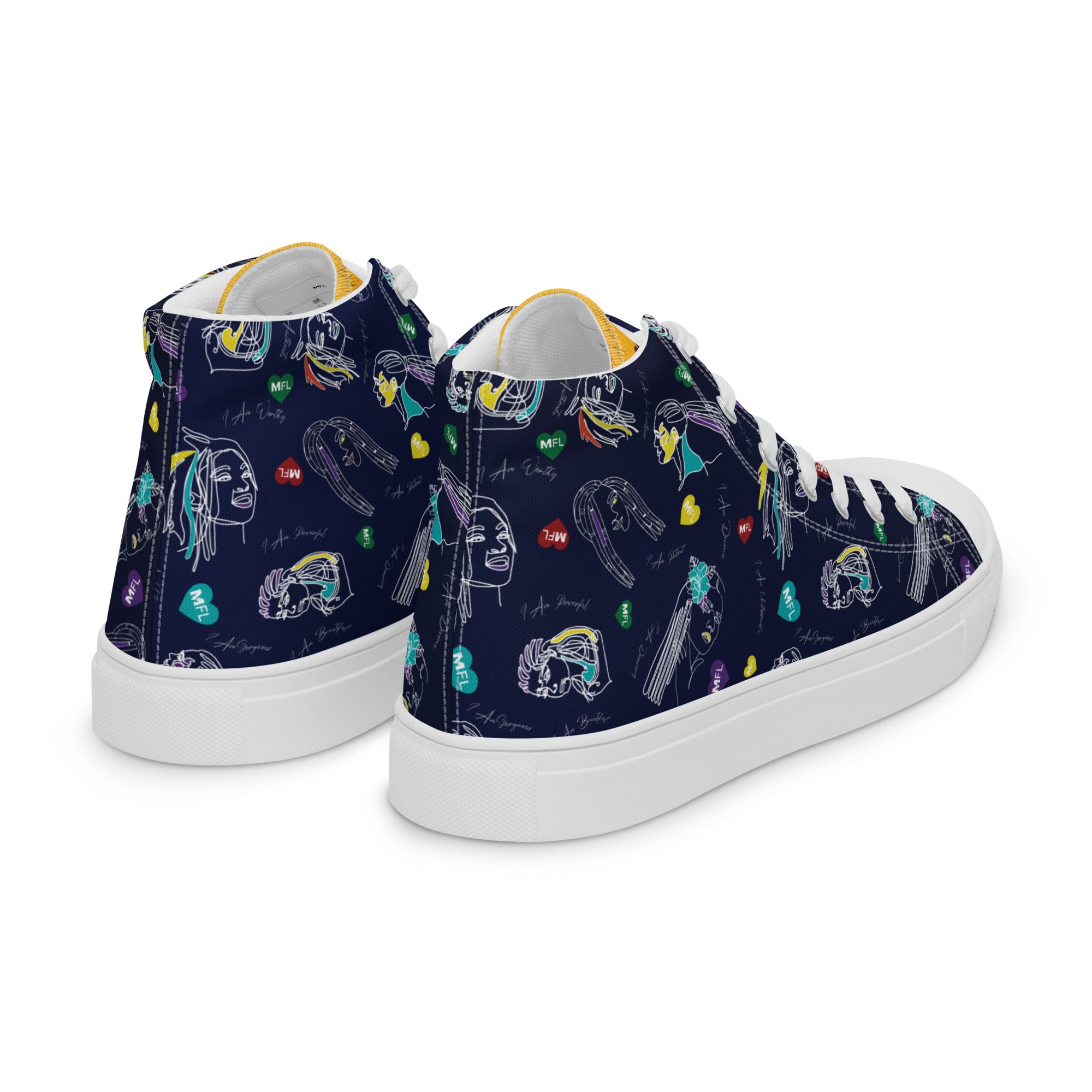 MFL Men’s High Top Canvas Sneakers (Final Sale)