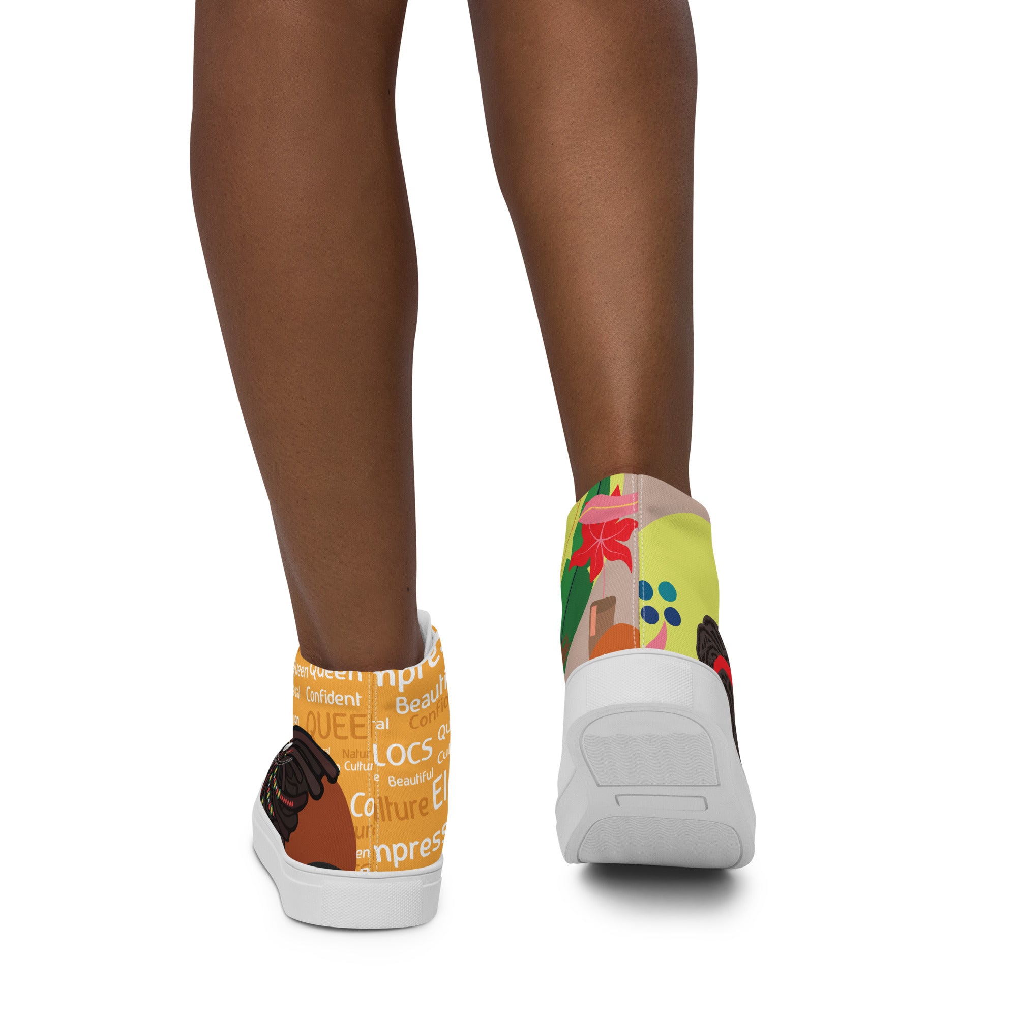 MFL Signature Women’s High Top Canvas Sneakers (Final Sale)