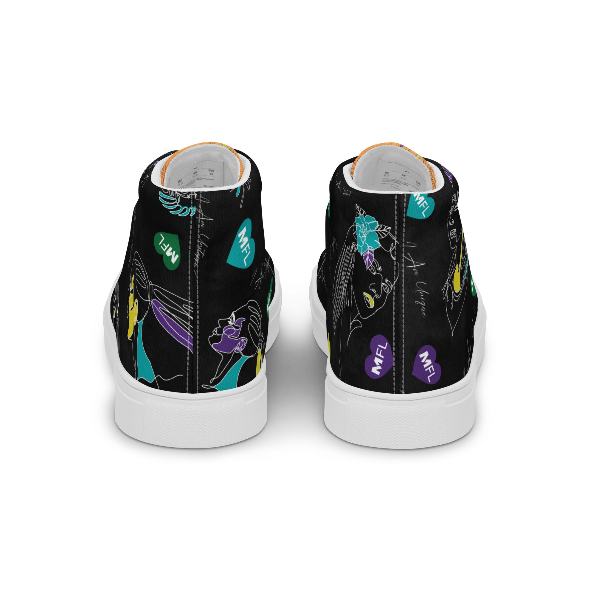 MFL Affirmation Women’s High Top Canvas Sneakers (Final Sale)