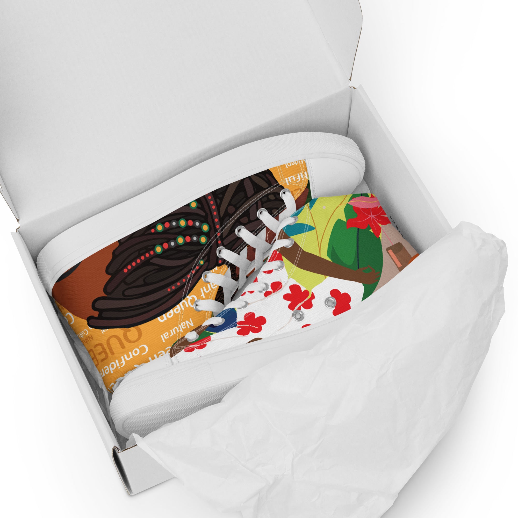 MFL Signature Women’s High Top Canvas Sneakers (Final Sale)