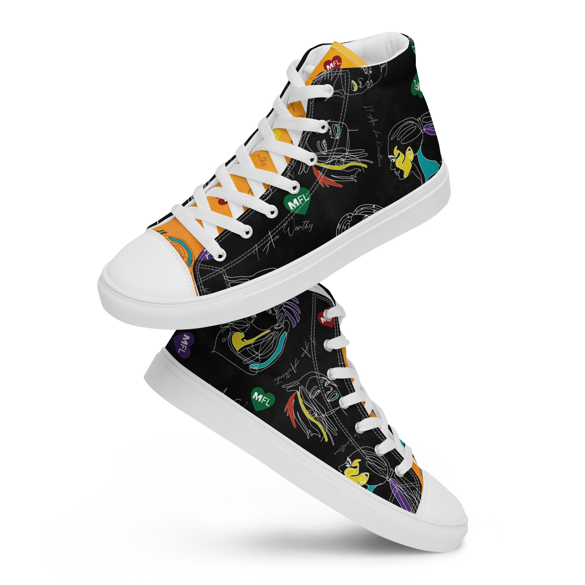 MFL Affirmation Women’s High Top Canvas Sneakers (Final Sale)
