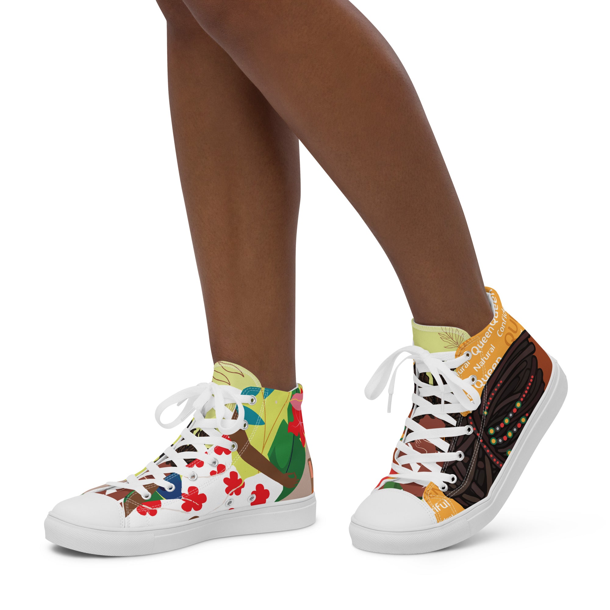 MFL Signature Women’s High Top Canvas Sneakers (Final Sale)