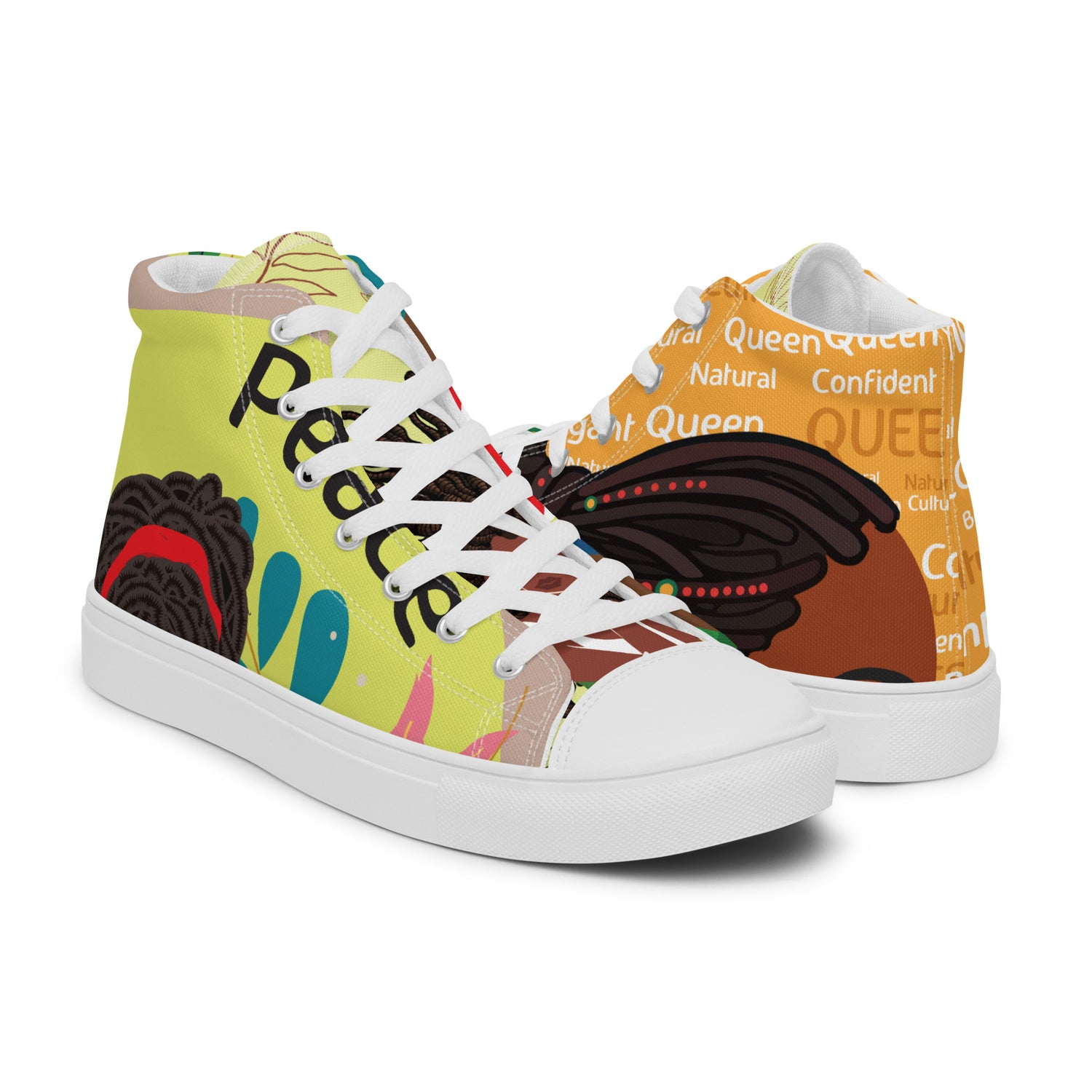 MFL Signature Women’s High Top Canvas Sneakers (Final Sale)