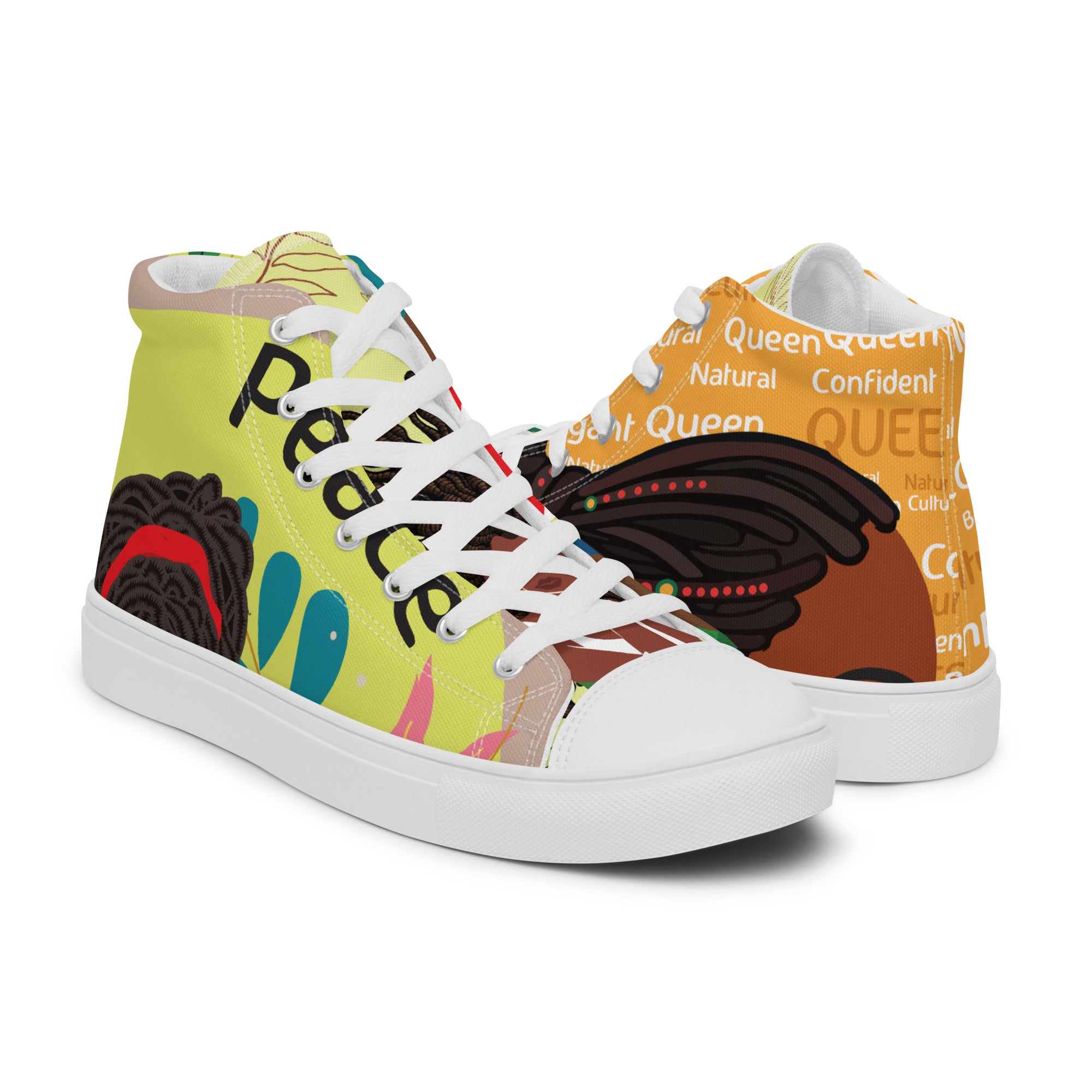 MFL Signature Women’s High Top Canvas Sneakers (Final Sale)
