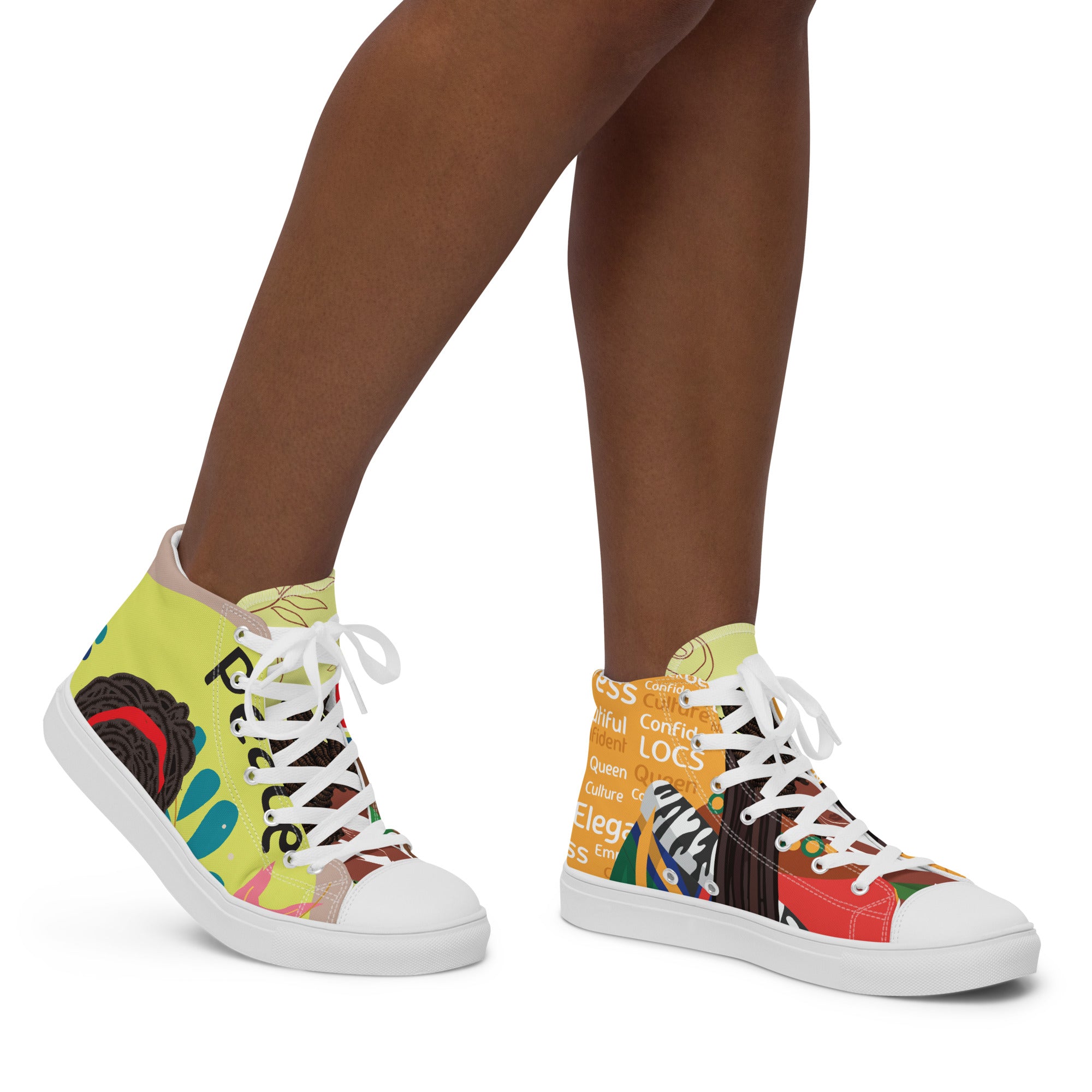 MFL Signature Women’s High Top Canvas Sneakers (Final Sale)