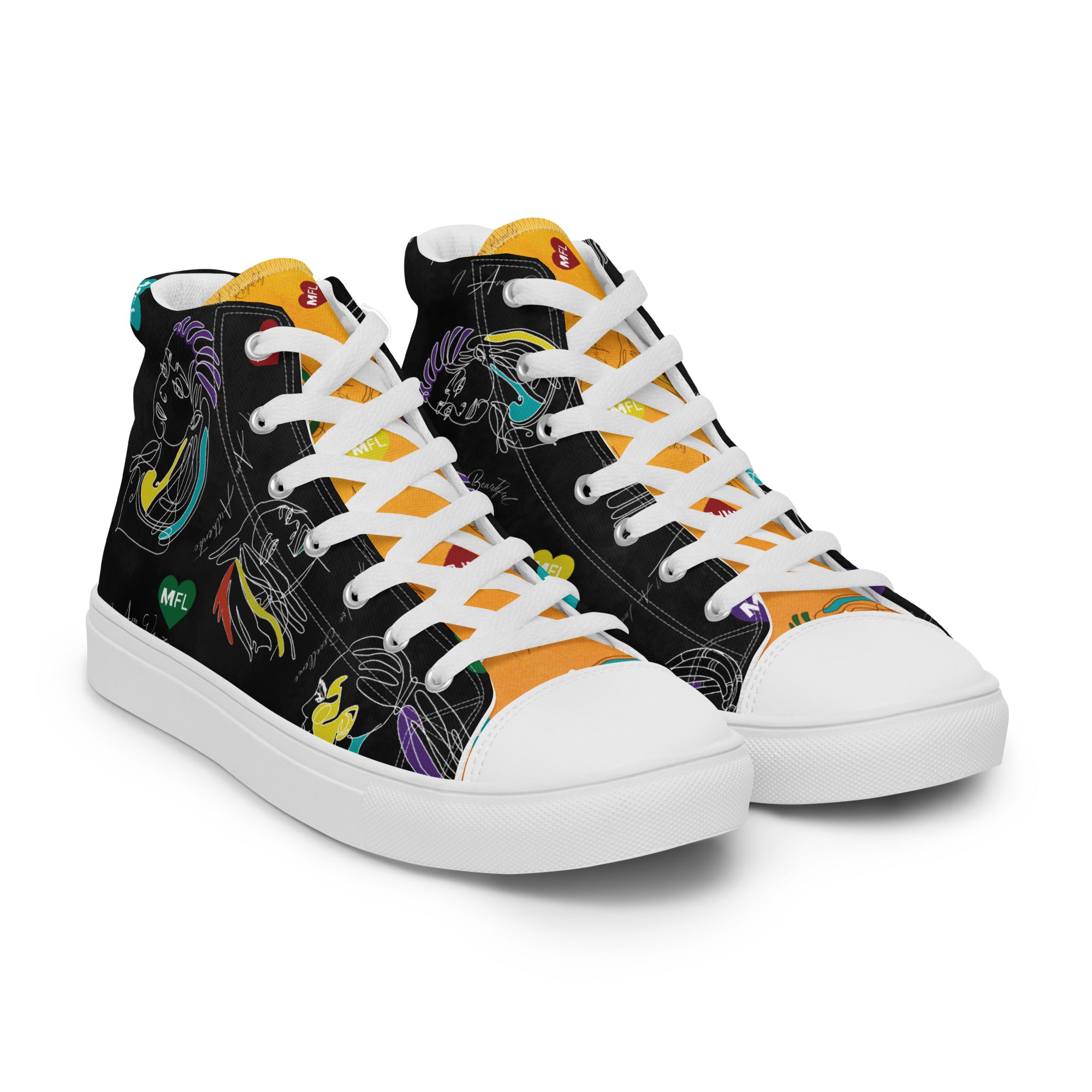 MFL Affirmation Women’s High Top Canvas Sneakers (Final Sale)