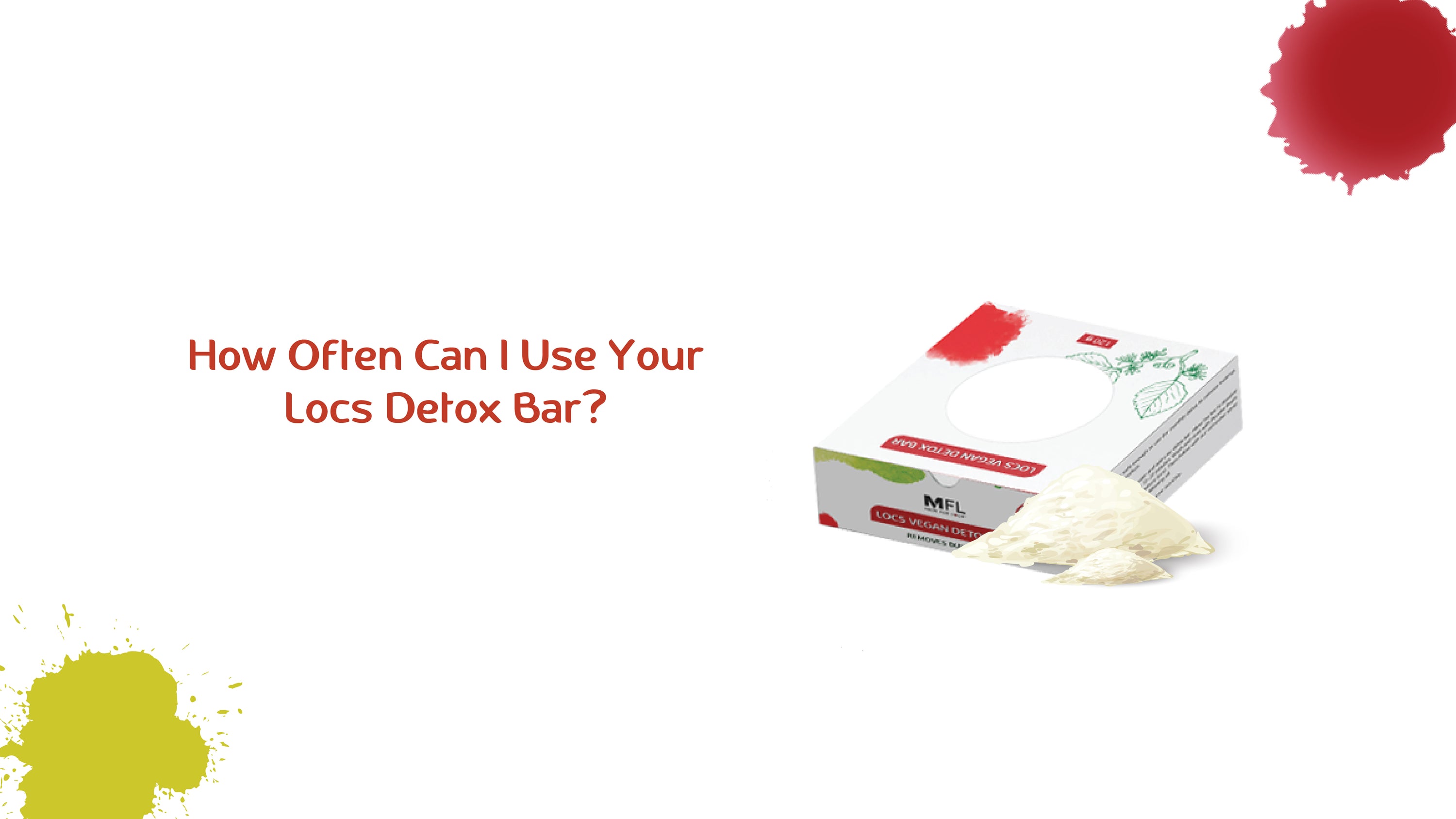 How Often Can I Use Your Locs Detox Bar?