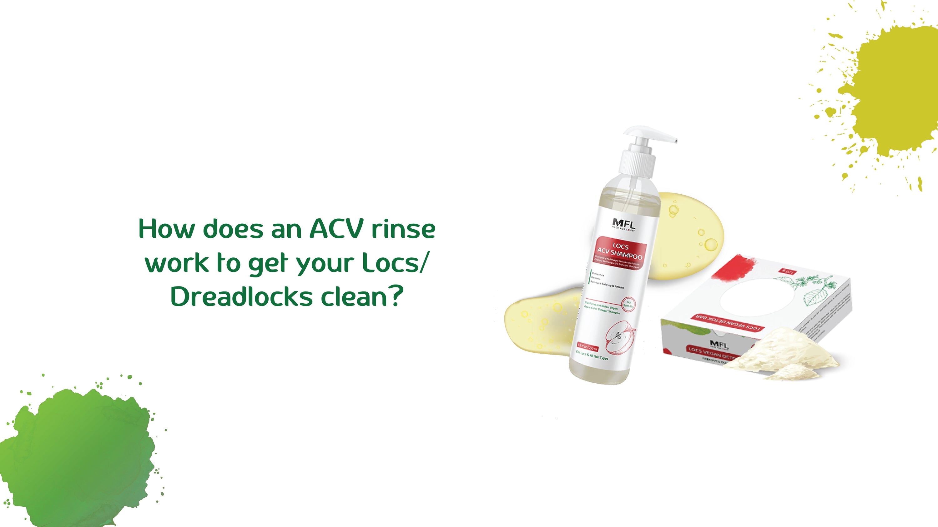How Does An ACV Rinse Work To Get Your Locs/Dreadlocks Clean?