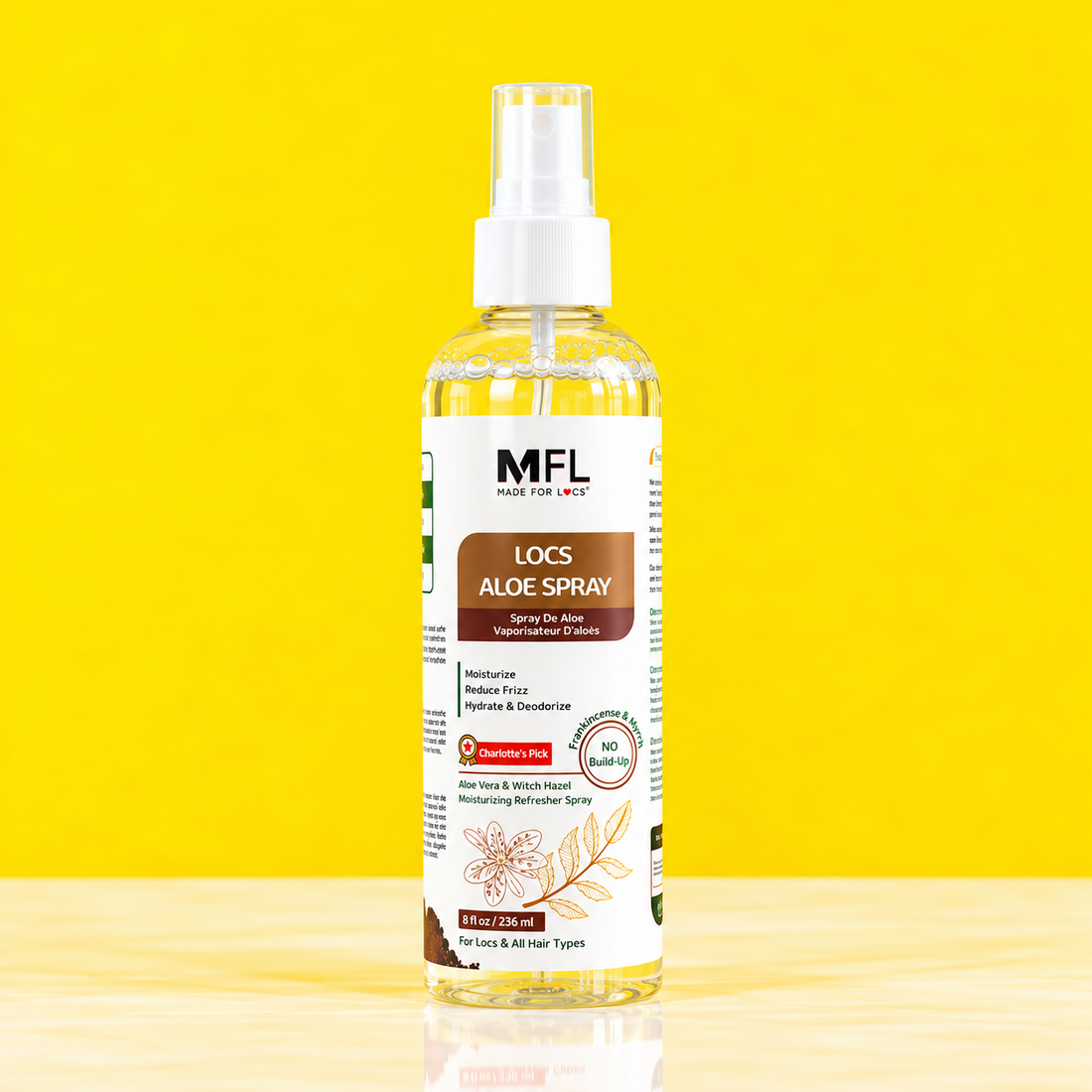 Locs Aloe Refresher Spray - Frankincense &amp; Myrrh (8 oz)