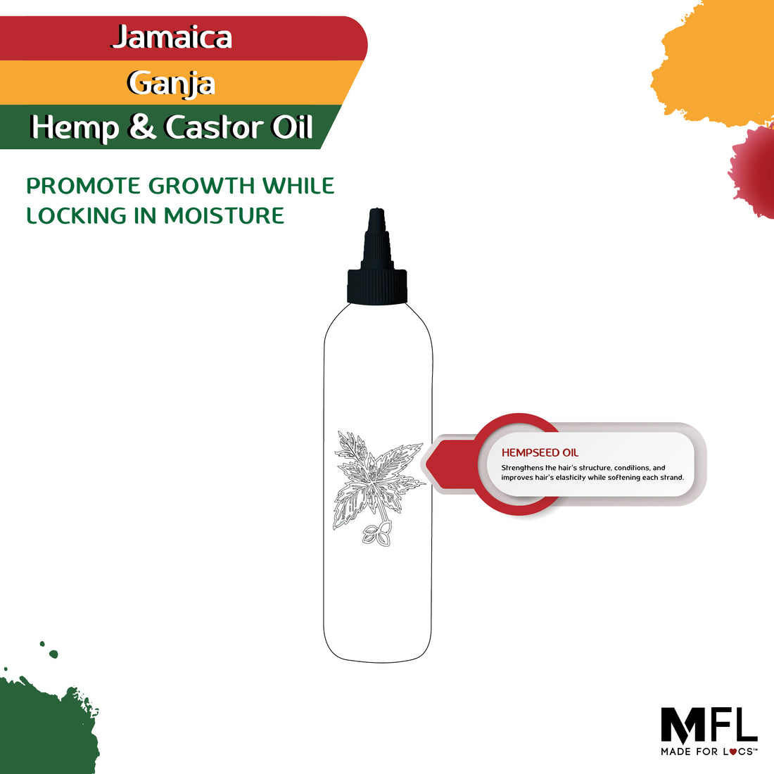 Jamaica Ganja Hemp Locs Oil