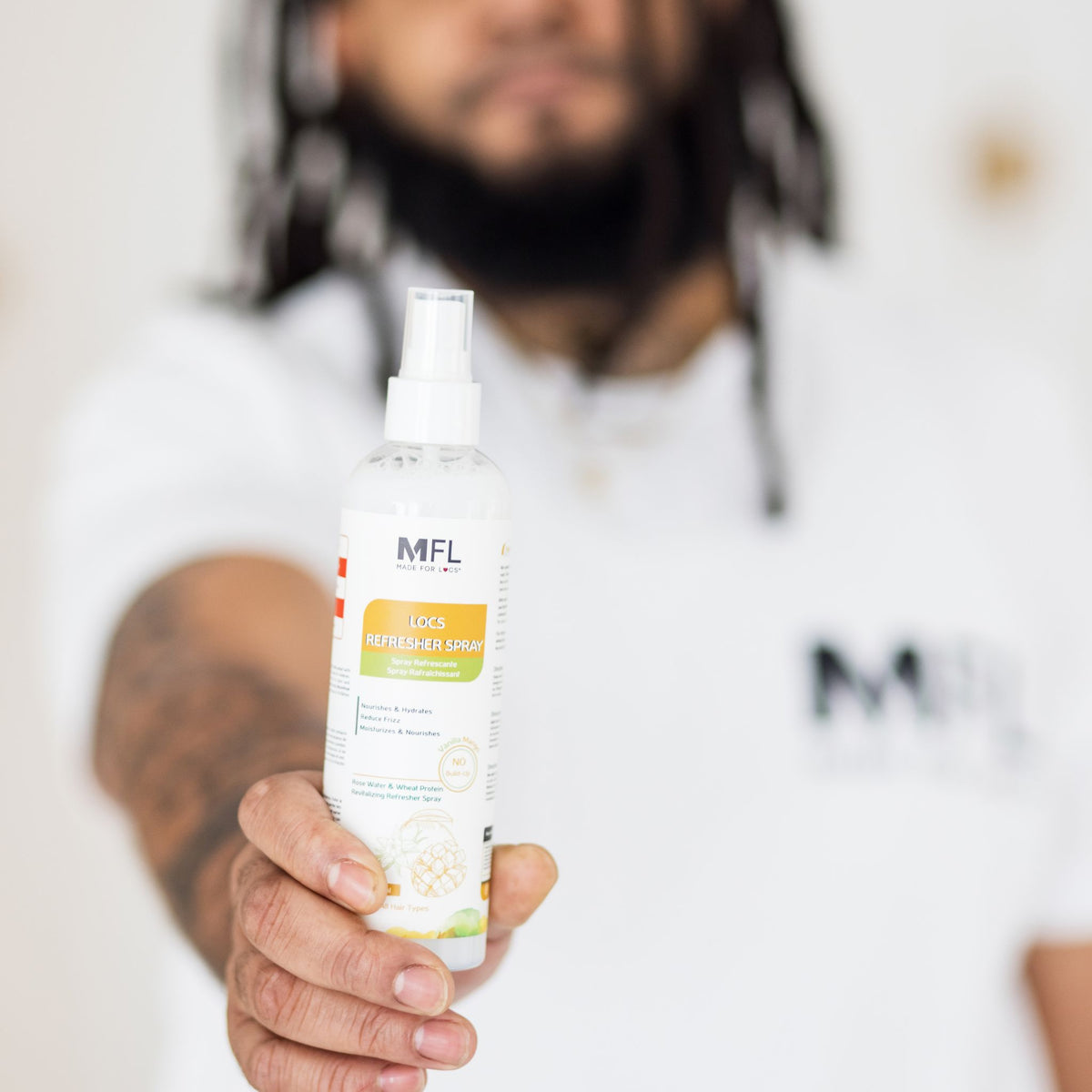 Locs Rose-Water Refresher Spray - Vanilla Mango | 8 oz