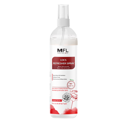 Locs Rose-Water Refresher Spray | 8 oz