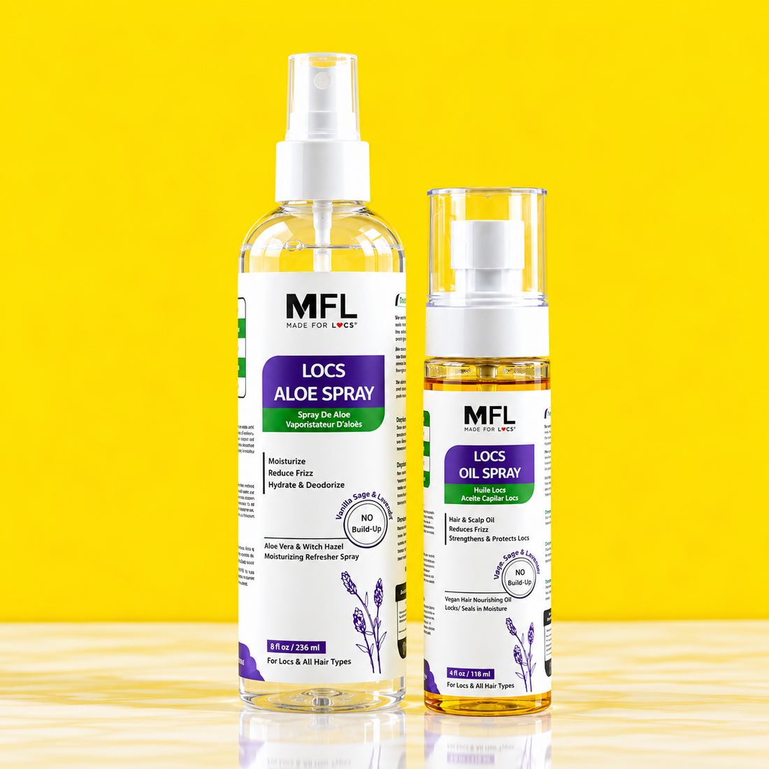 Vanilla, Sage &amp; Lavender Aloe Refresher + Oil Spray Bundle
