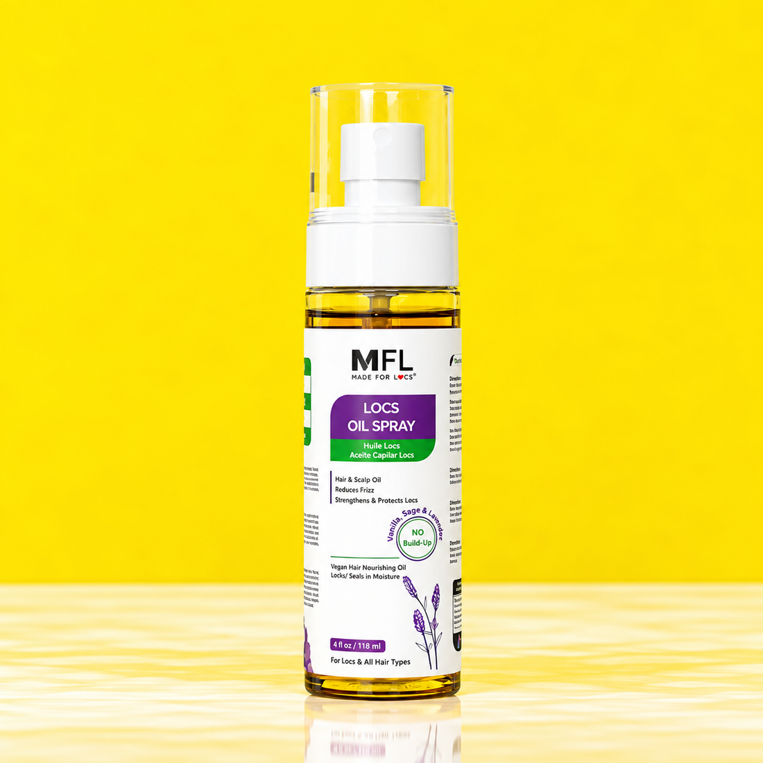 Vanilla, Sage &amp; Lavender Locs Oil Spray | 4 oz