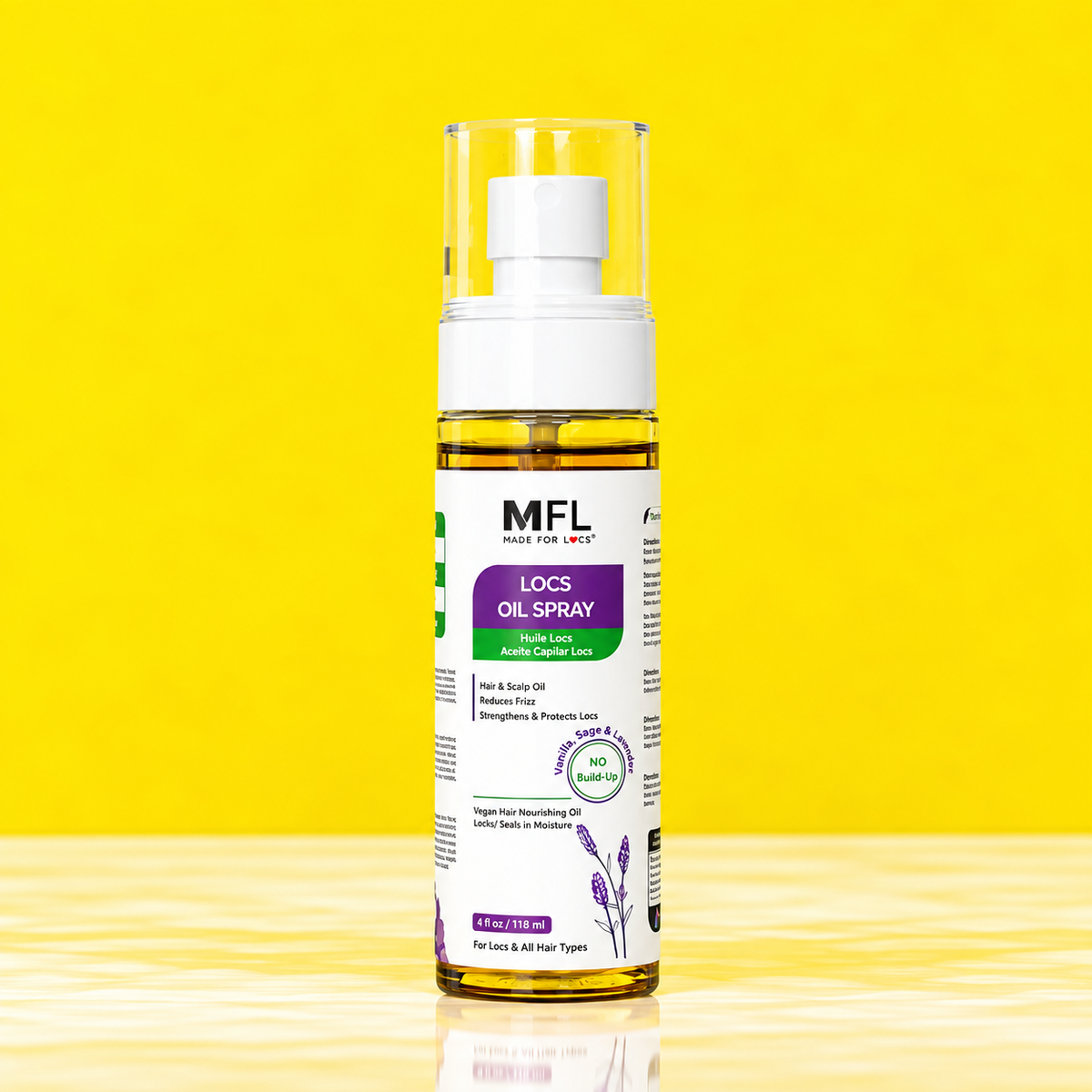 Vanilla, Sage &amp; Lavender Locs Oil Spray | 4 oz
