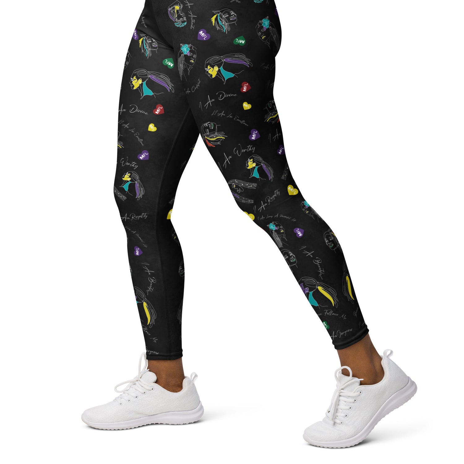 MFL Locs Affirmation Yoga Leggings