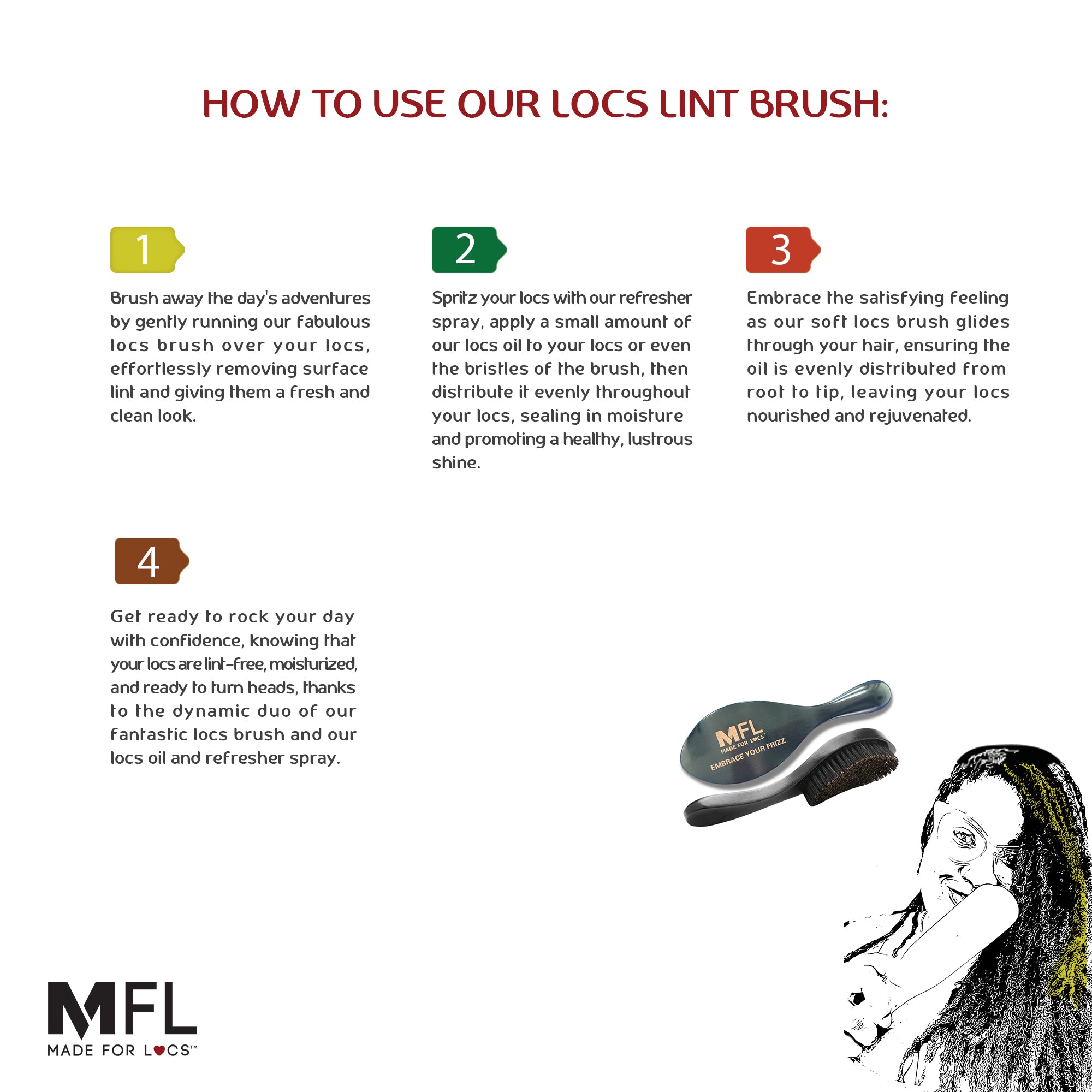 HOW TO BRUSH YOUR LOCS