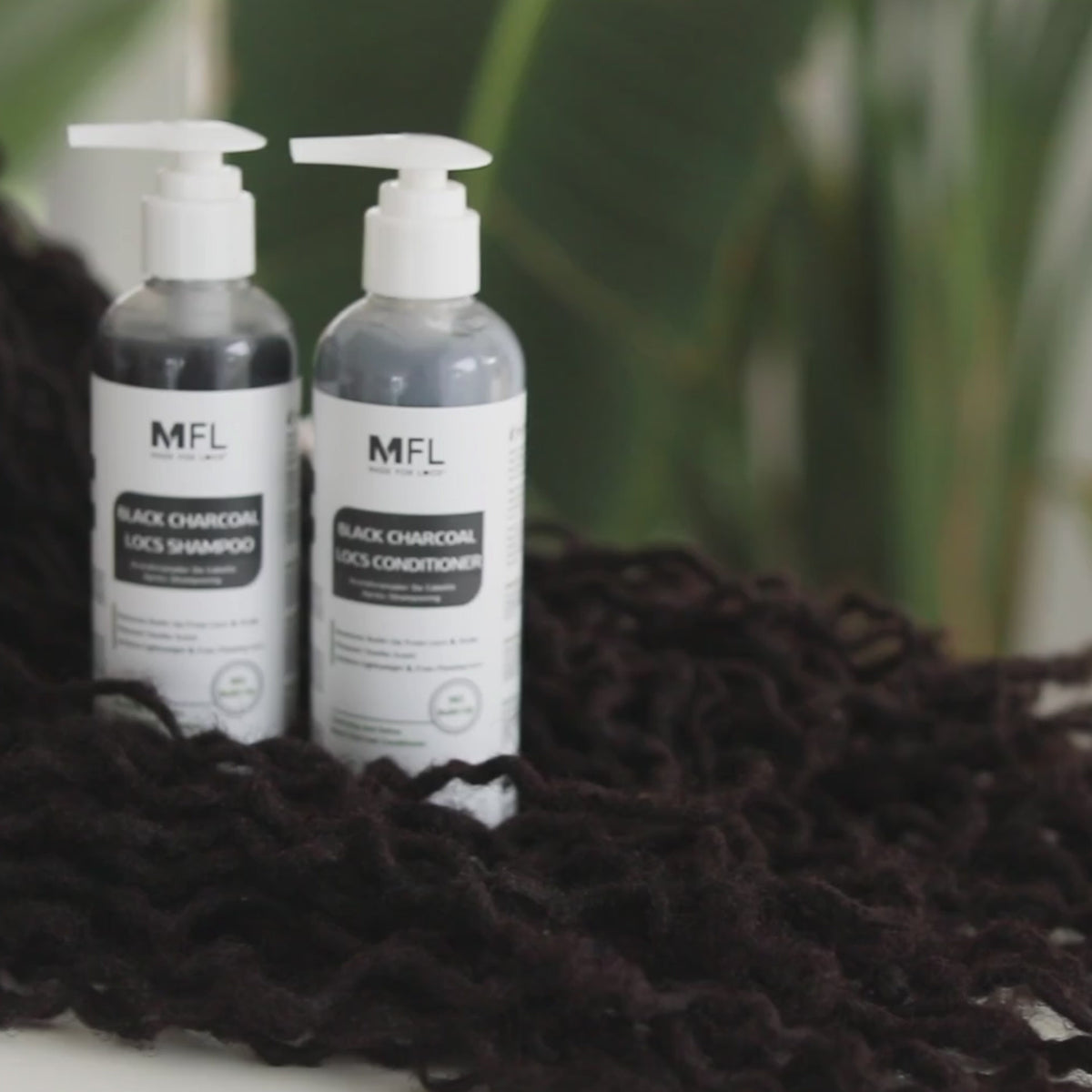 Locs Black Charcoal Shampoo &amp; Conditioner Bundle| 8 oz